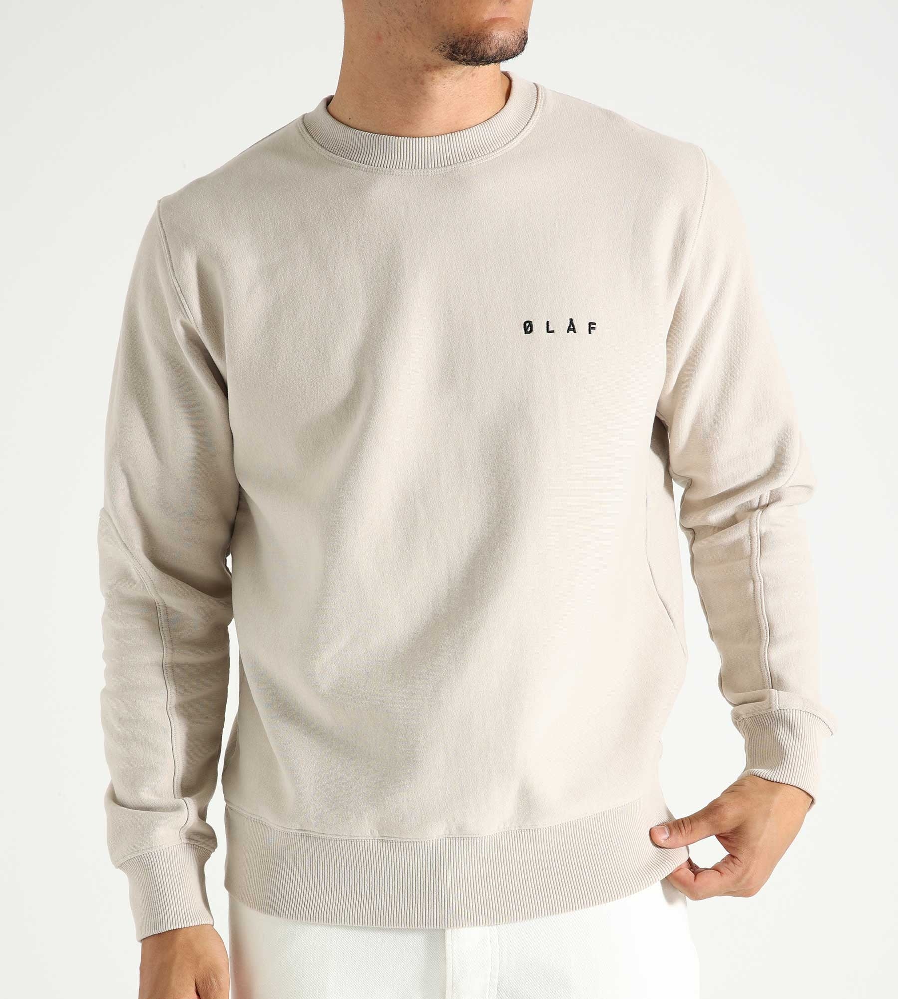 OLAF Face Crewneck Cement