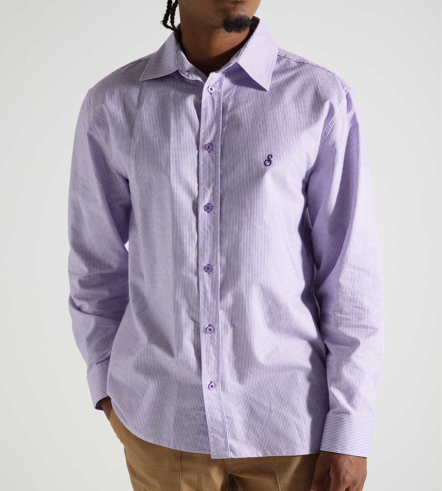 Sabbatical Violet Script Shirt Violet Drive