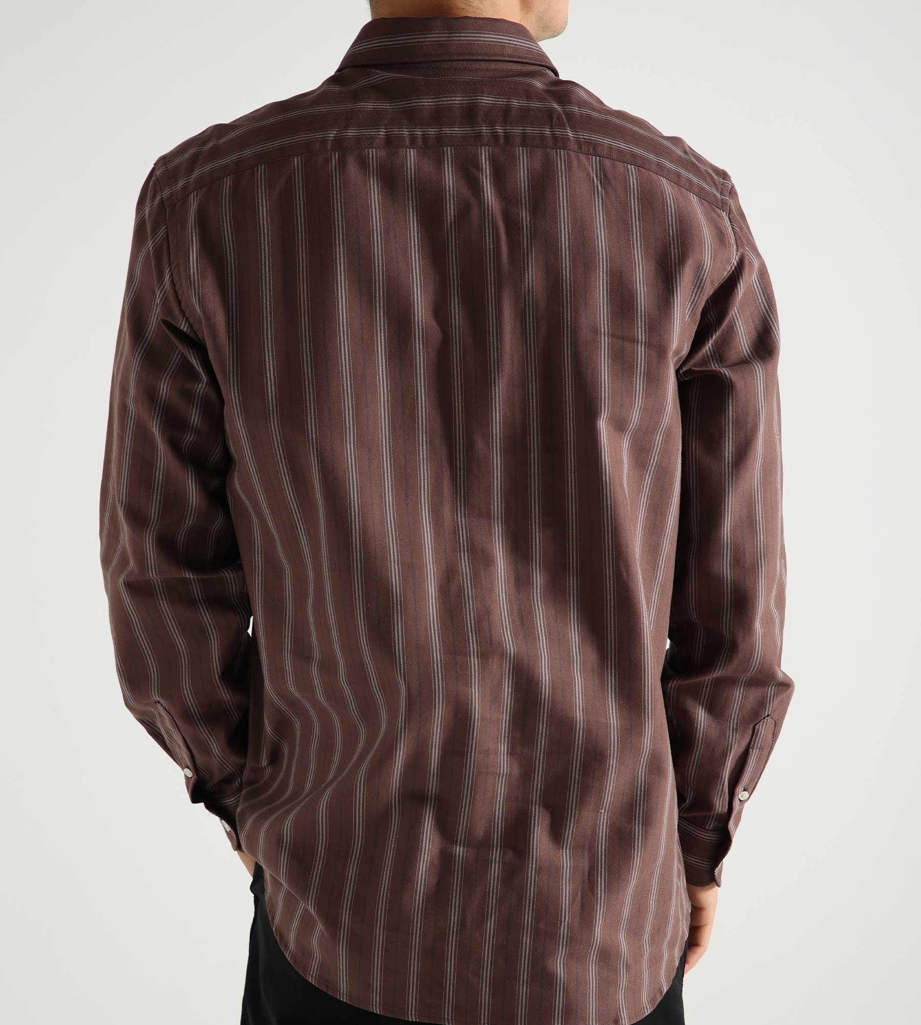 Palmes Deuce Oxford Shirt Brown