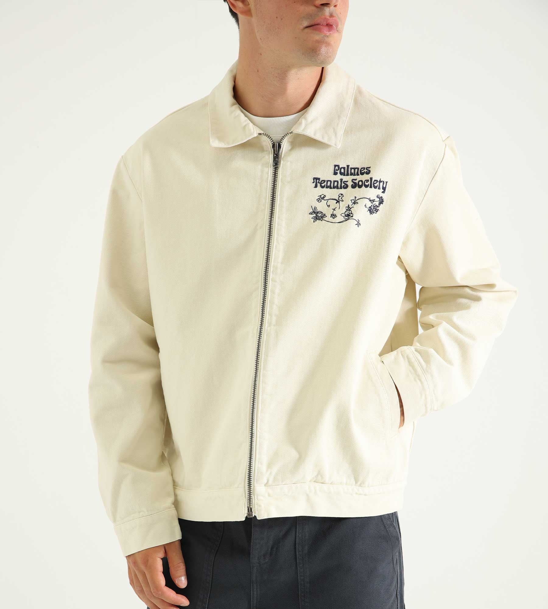 Palmes Fifth Zip Jacket Off-White