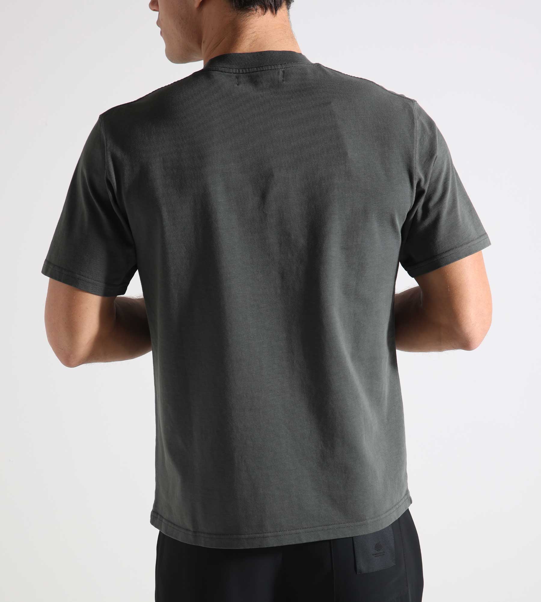 Palmes Society T-Shirt 240GSM Jersey Charcoal