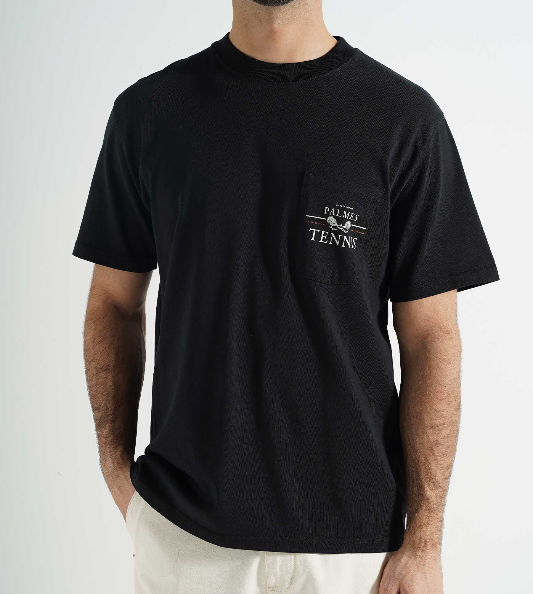 Palmes Vichi Pocket T-Shirt Black