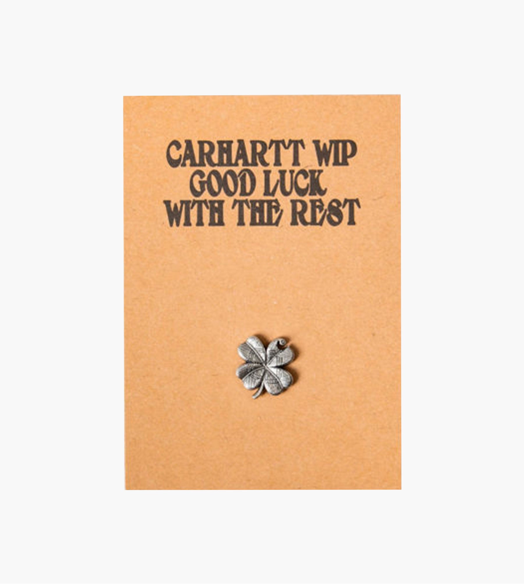 Carhartt WIP Clover Pin Silver