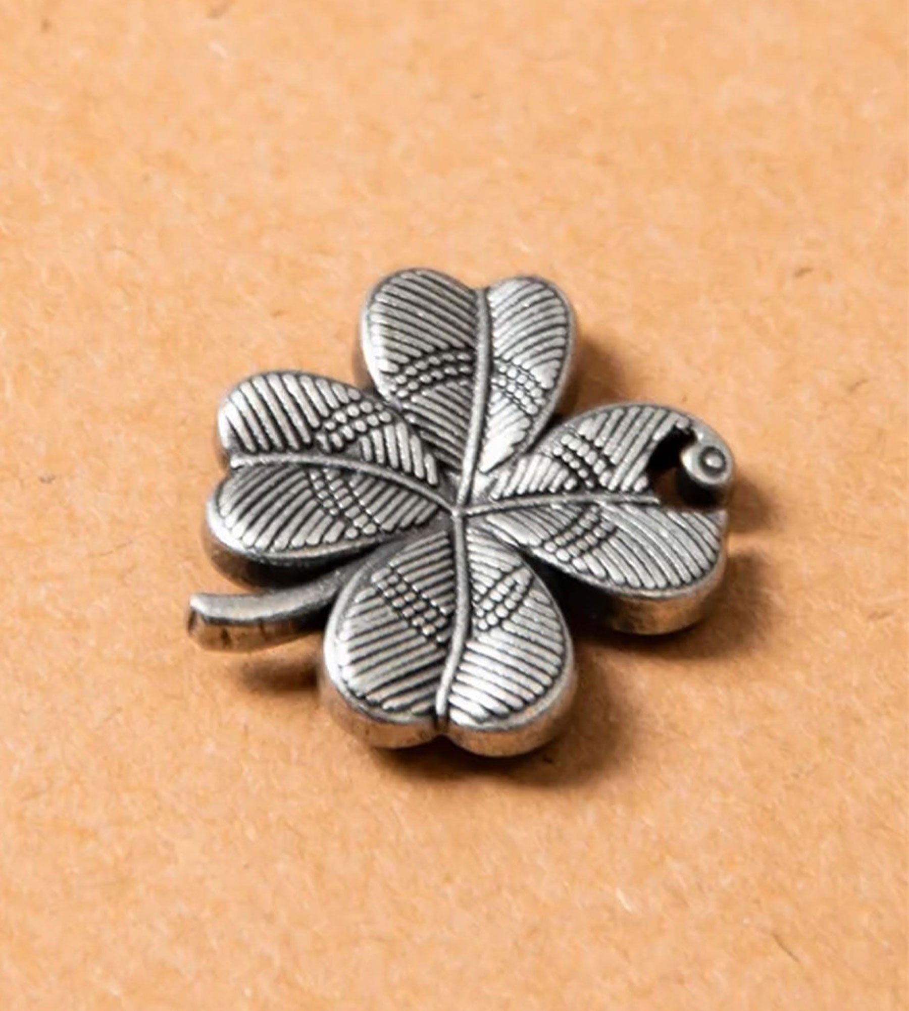 Carhartt WIP Clover Pin Silver