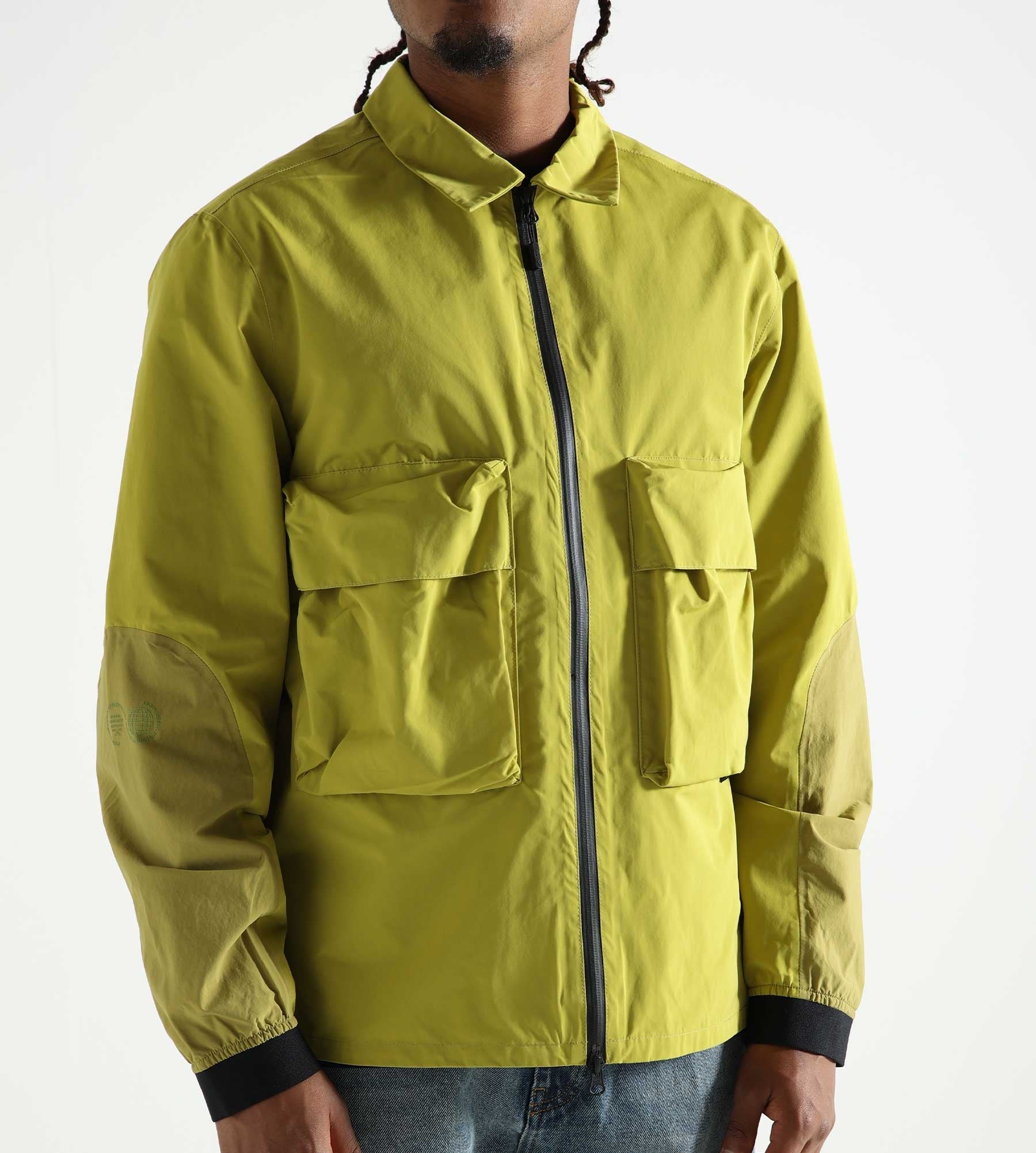 Purple Mountain Observatory Climate Overshirt Jacket Mustard