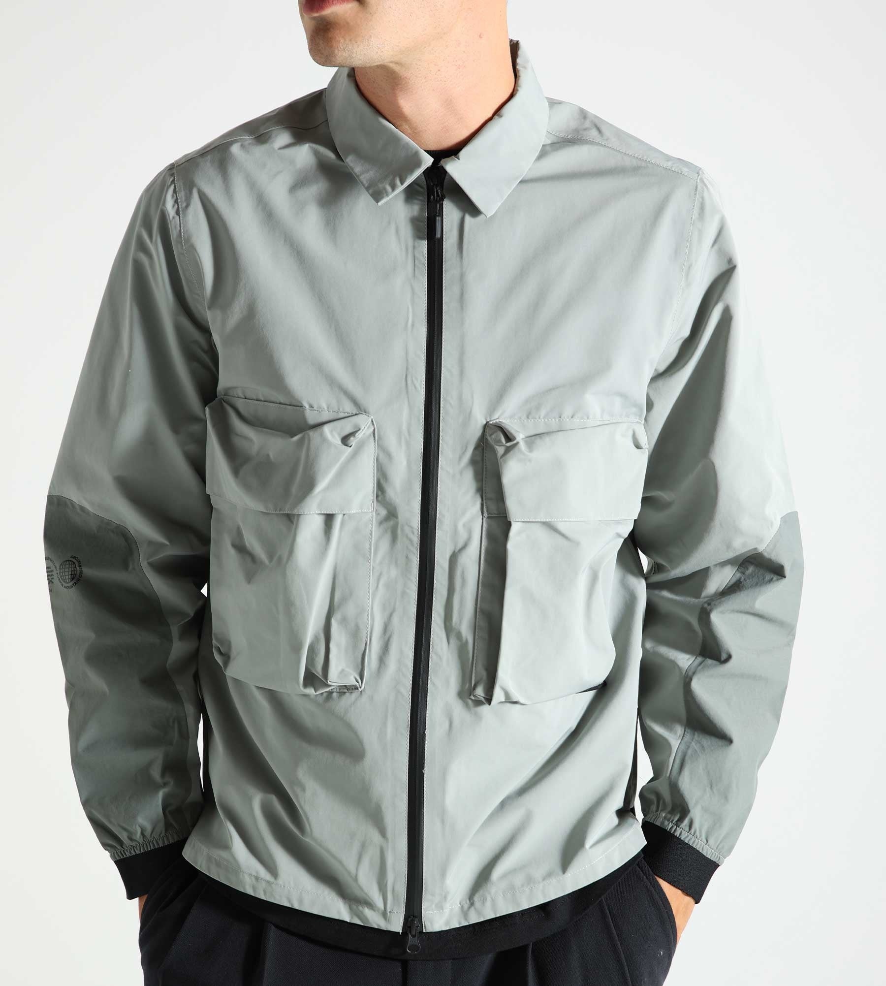 Purple Mountain Observatory Climate Overshirt Jacket Grey