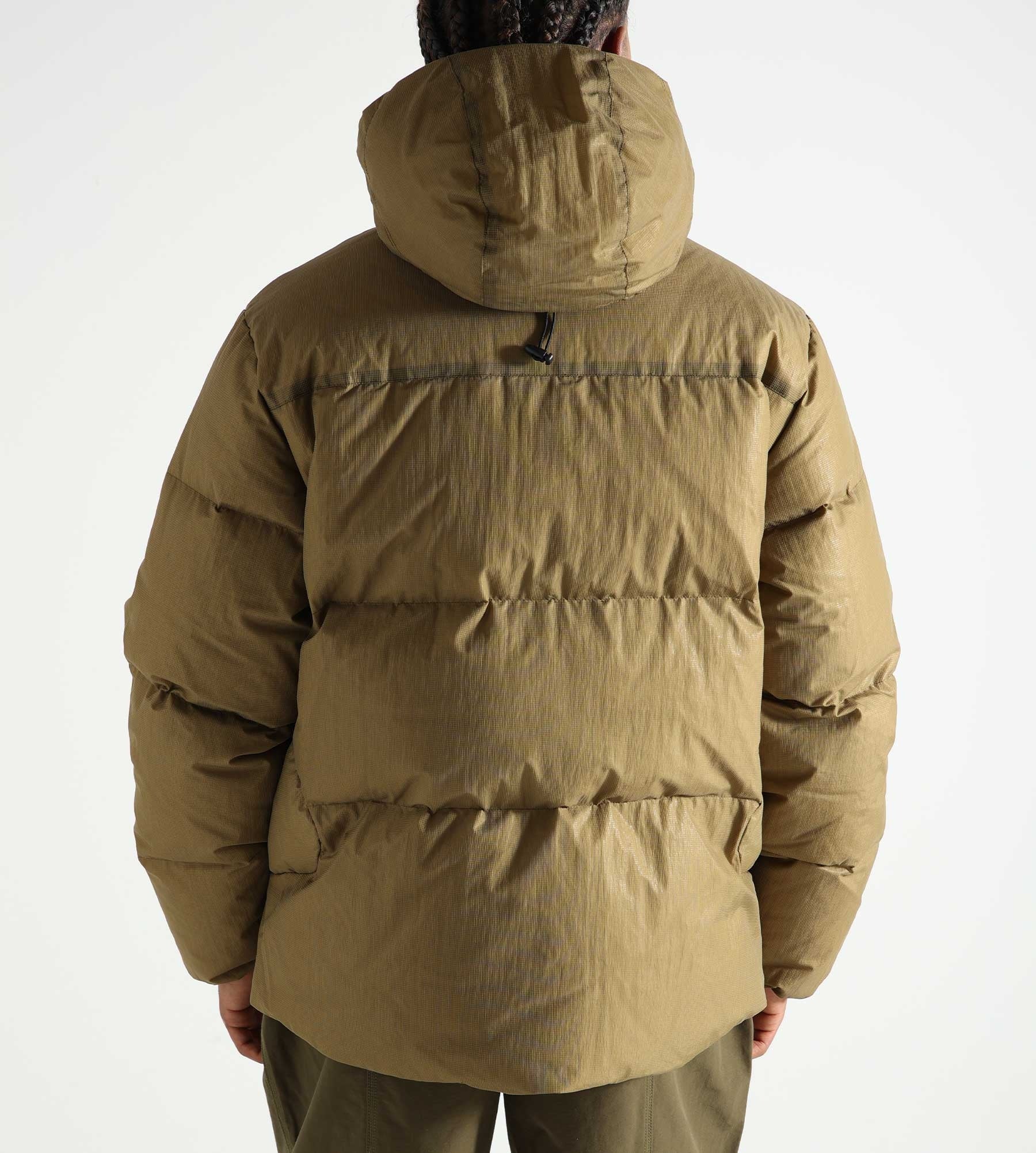 Purple Mountain Observatory Shield Puffer Barnacle Mesh Khaki