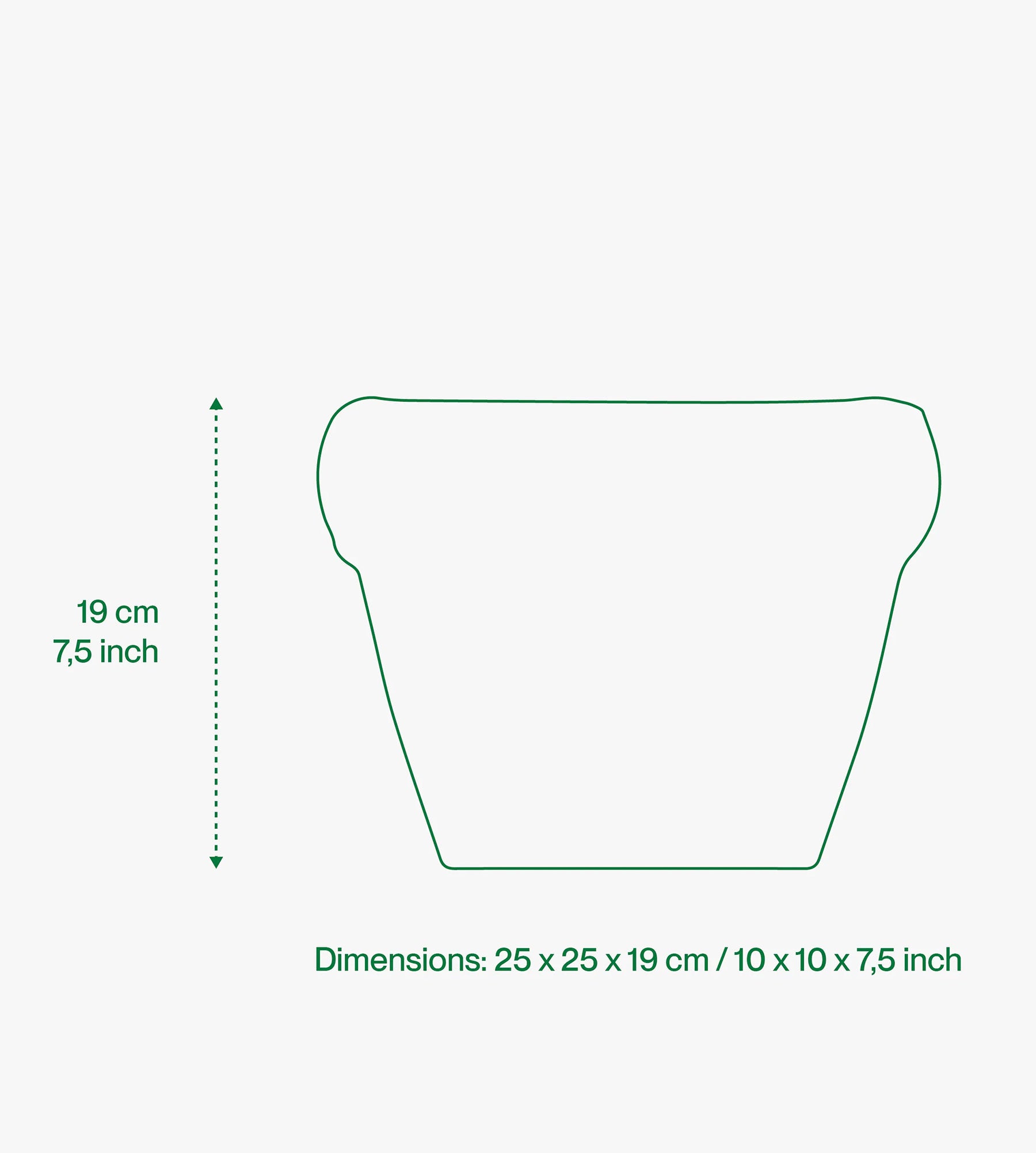 Home Studyo Planter Pierre Bone Matte