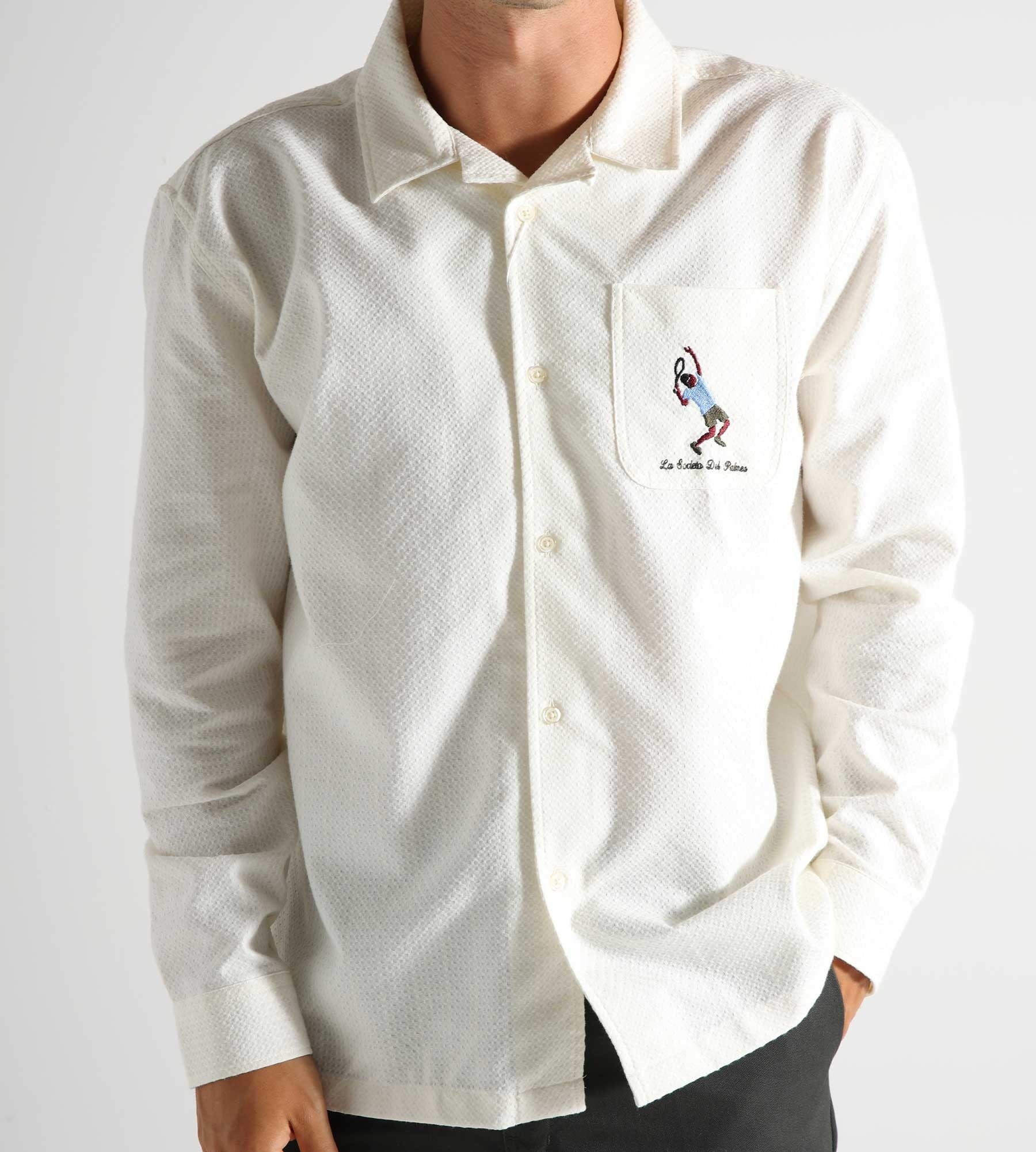 Palmes Societá Shirt Off-White