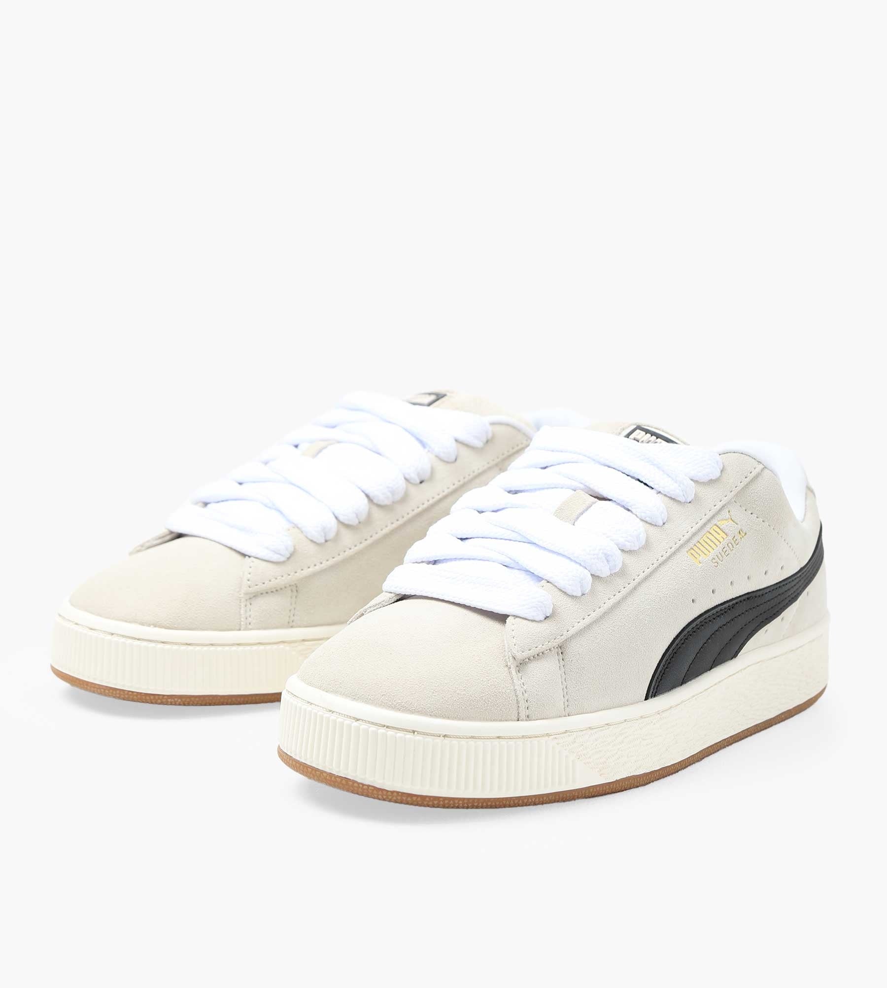 Puma Suede XL Warm White Puma Black Frosted Ivory