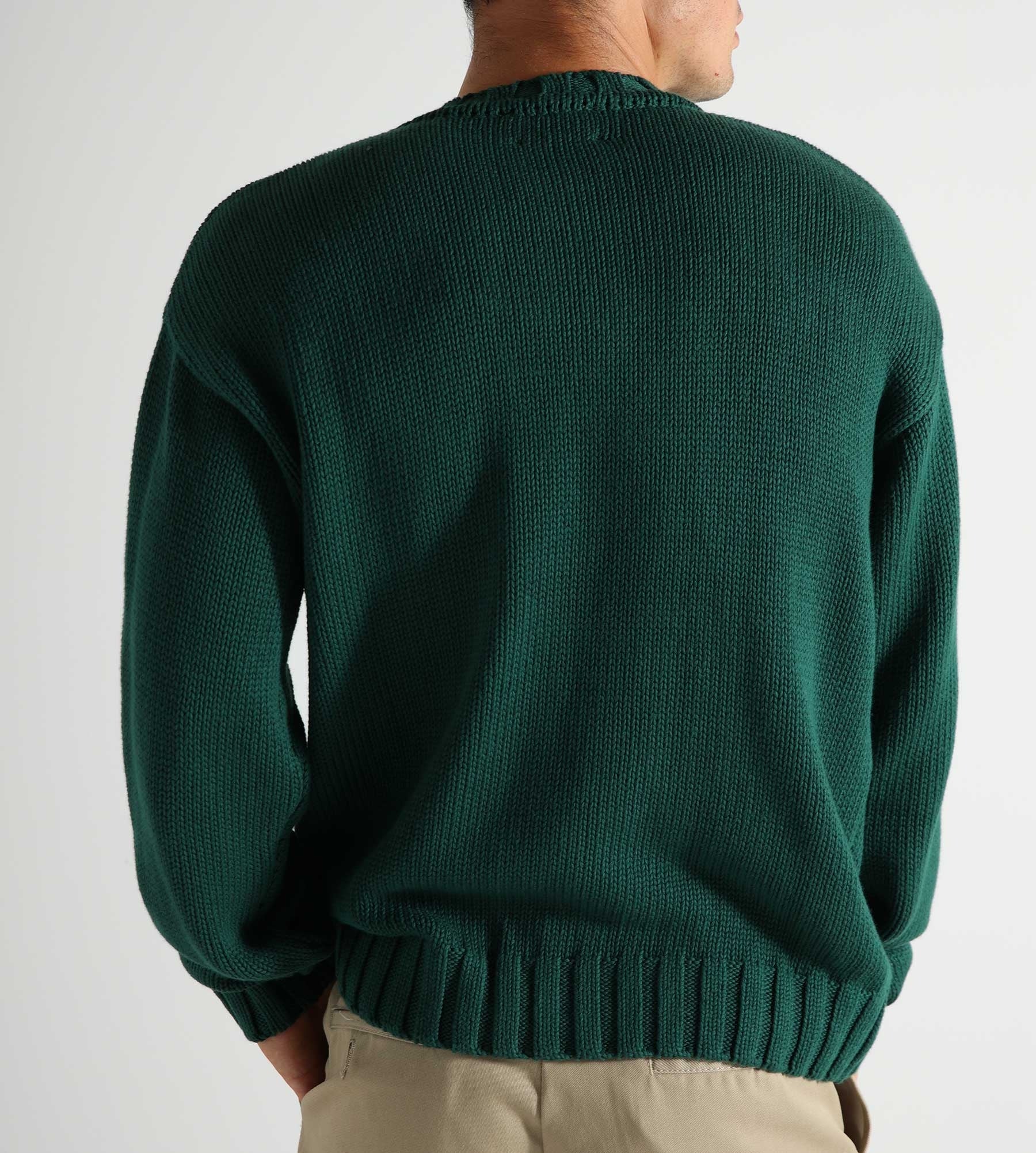 Palmes Dustup Knitted Sweater Dark Green