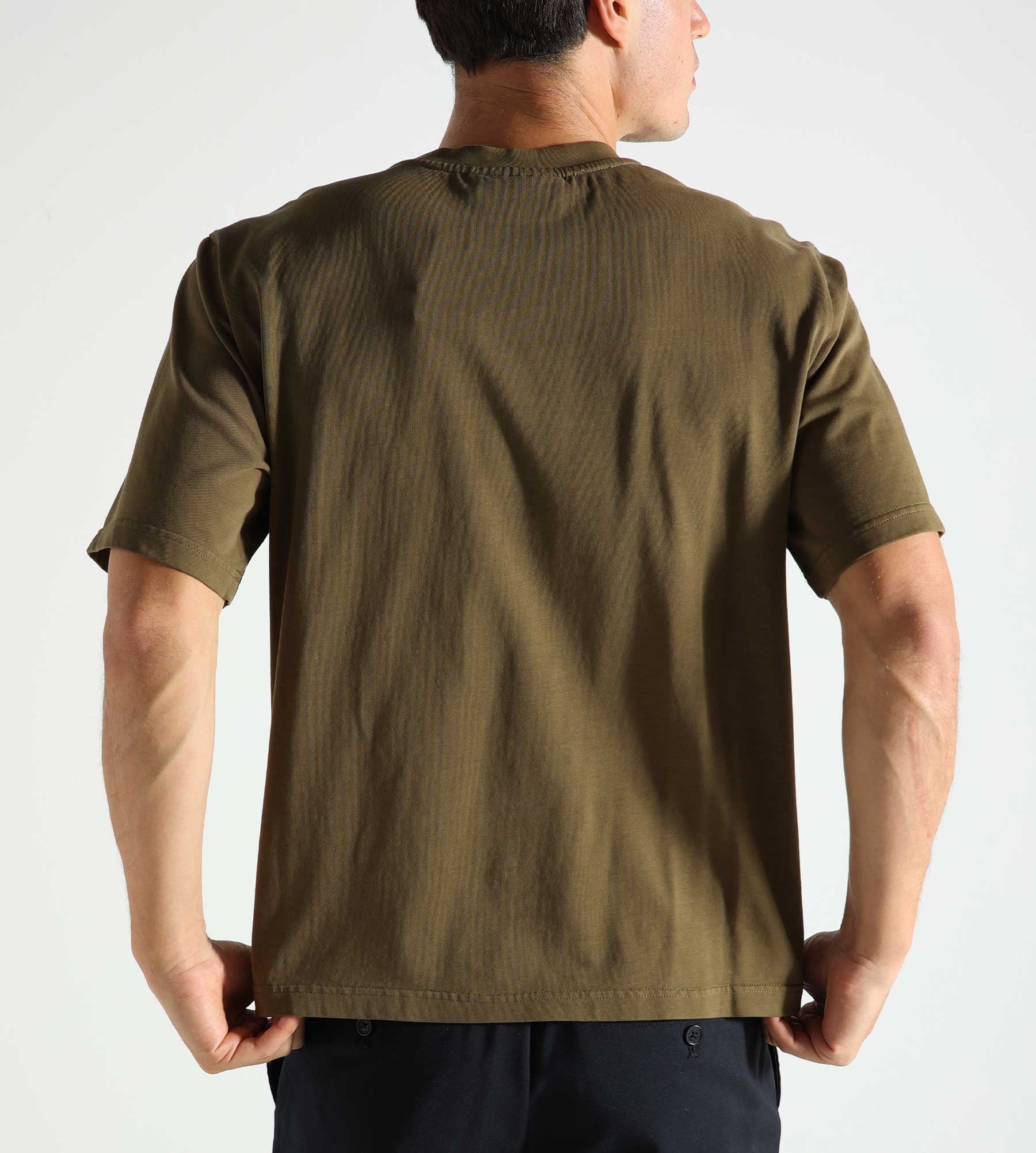 Purple Mountain Observatory Tonal Logo Tee Khaki