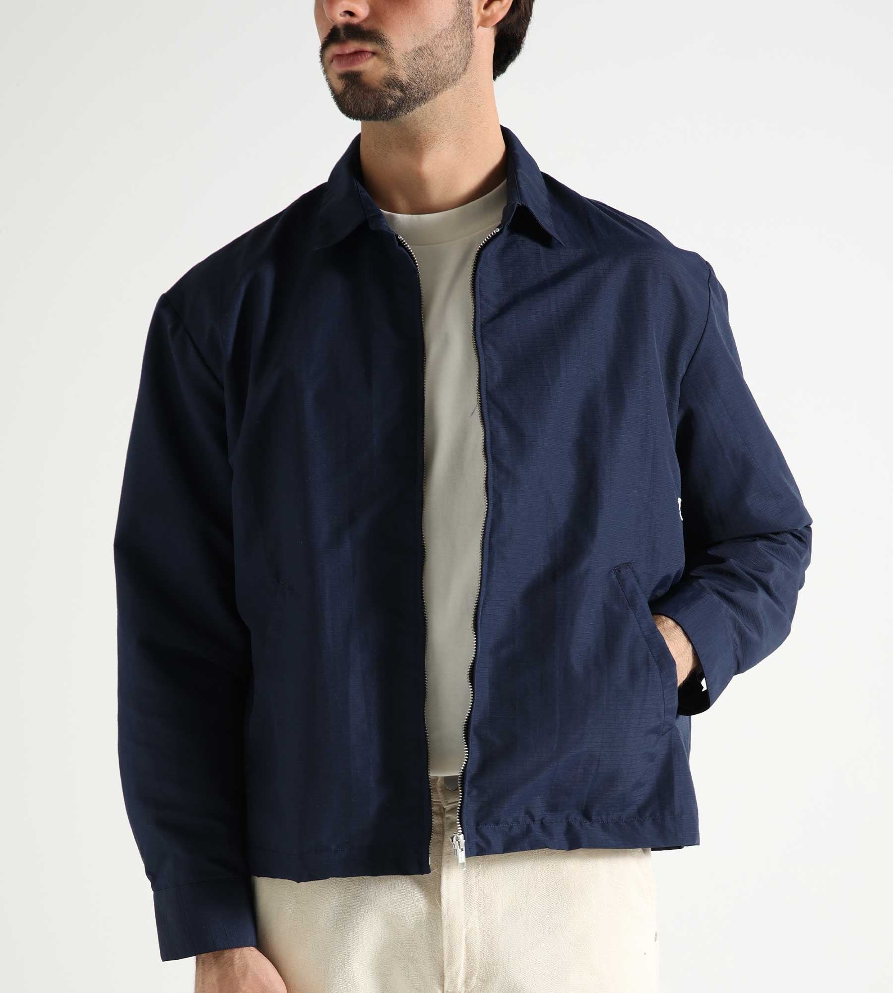 Reception Ryo Club Jacket Poly Supplex Ripstop Dark Navy