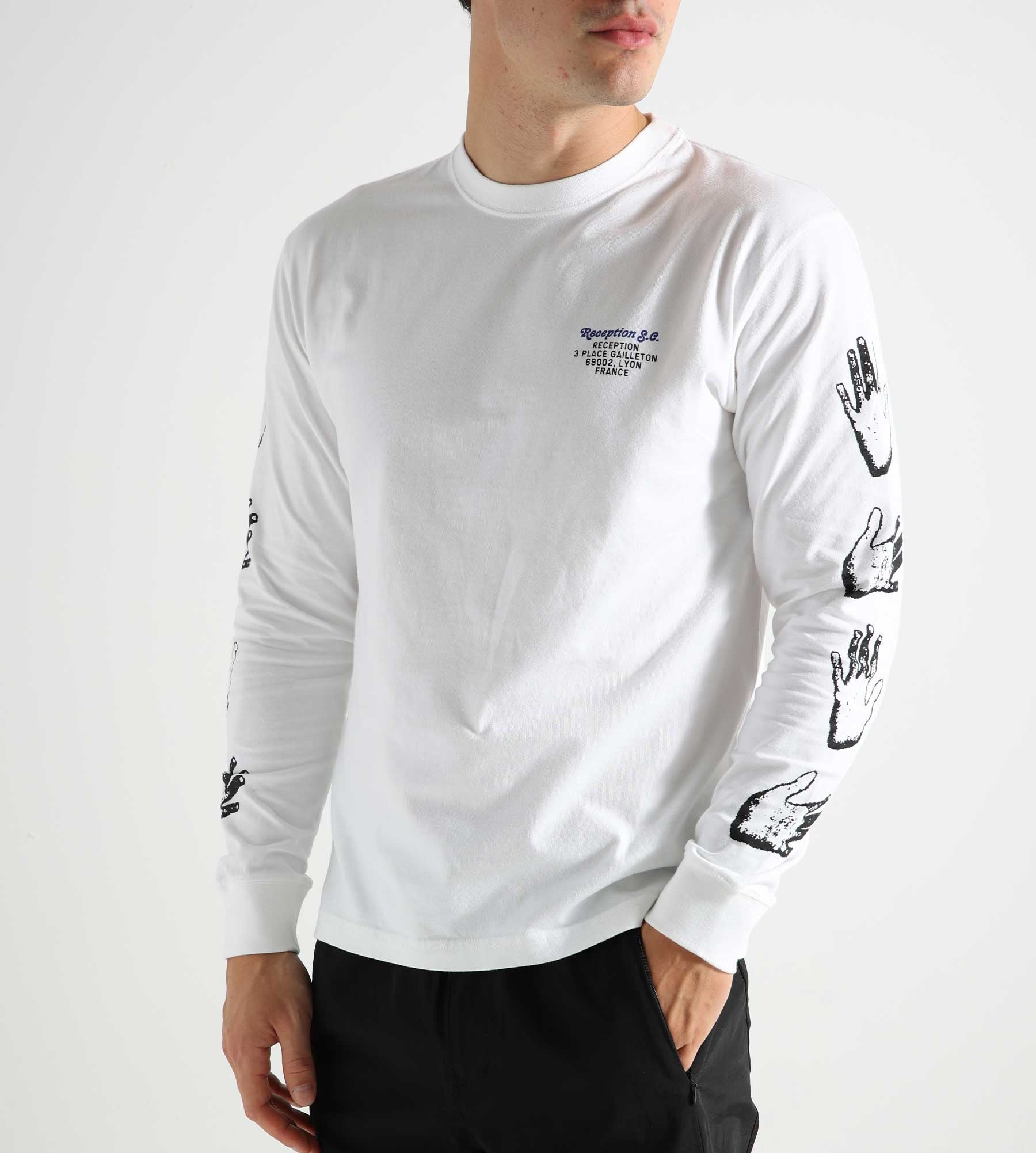 Reception Longsleeve Home Cotton Single Jersey White