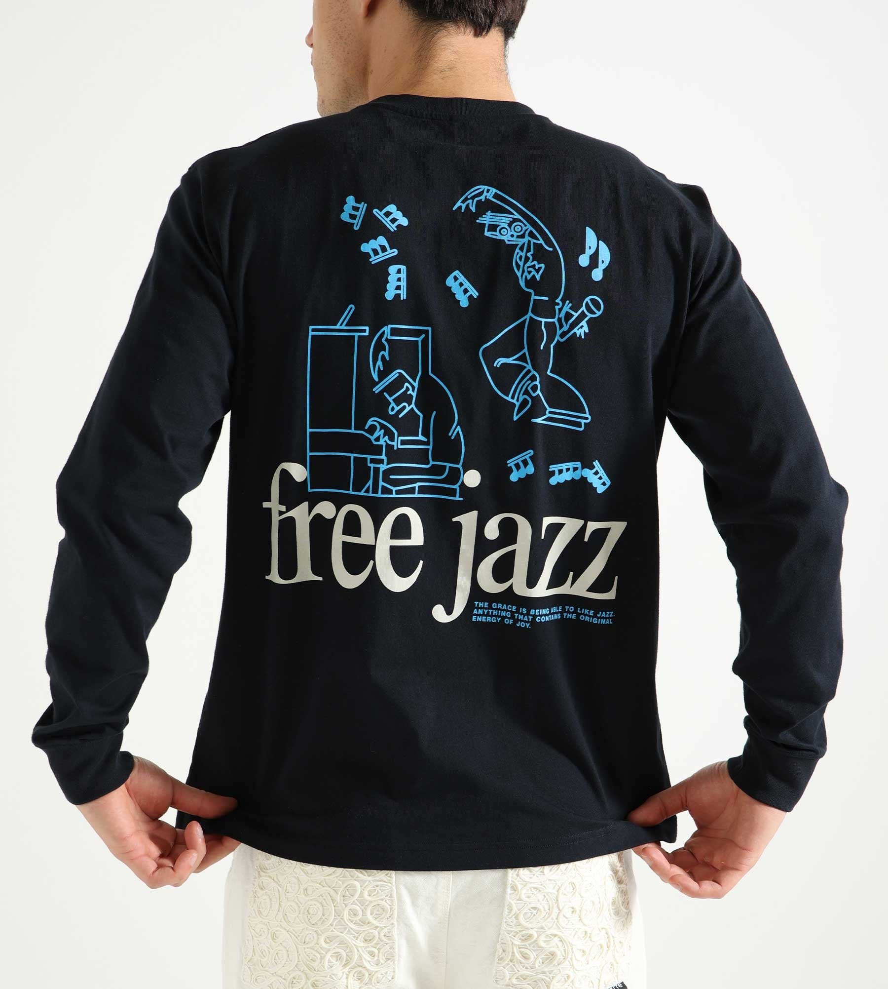 Reception Longsleeve Jazz Cotton Single Jersey Dark Navy