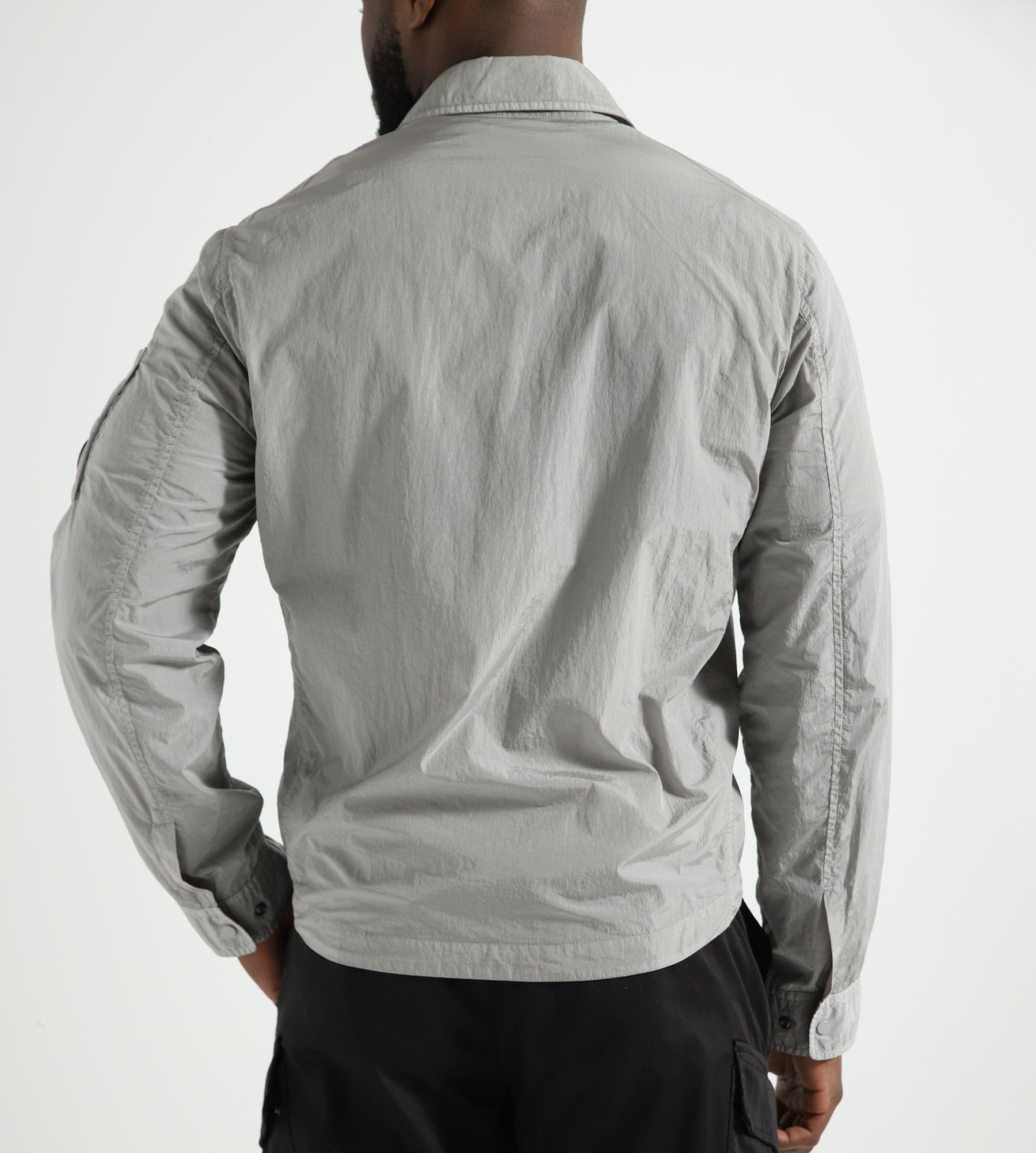 C.P. Company Chrome-R Pocket Overshirt Drizzle Grey