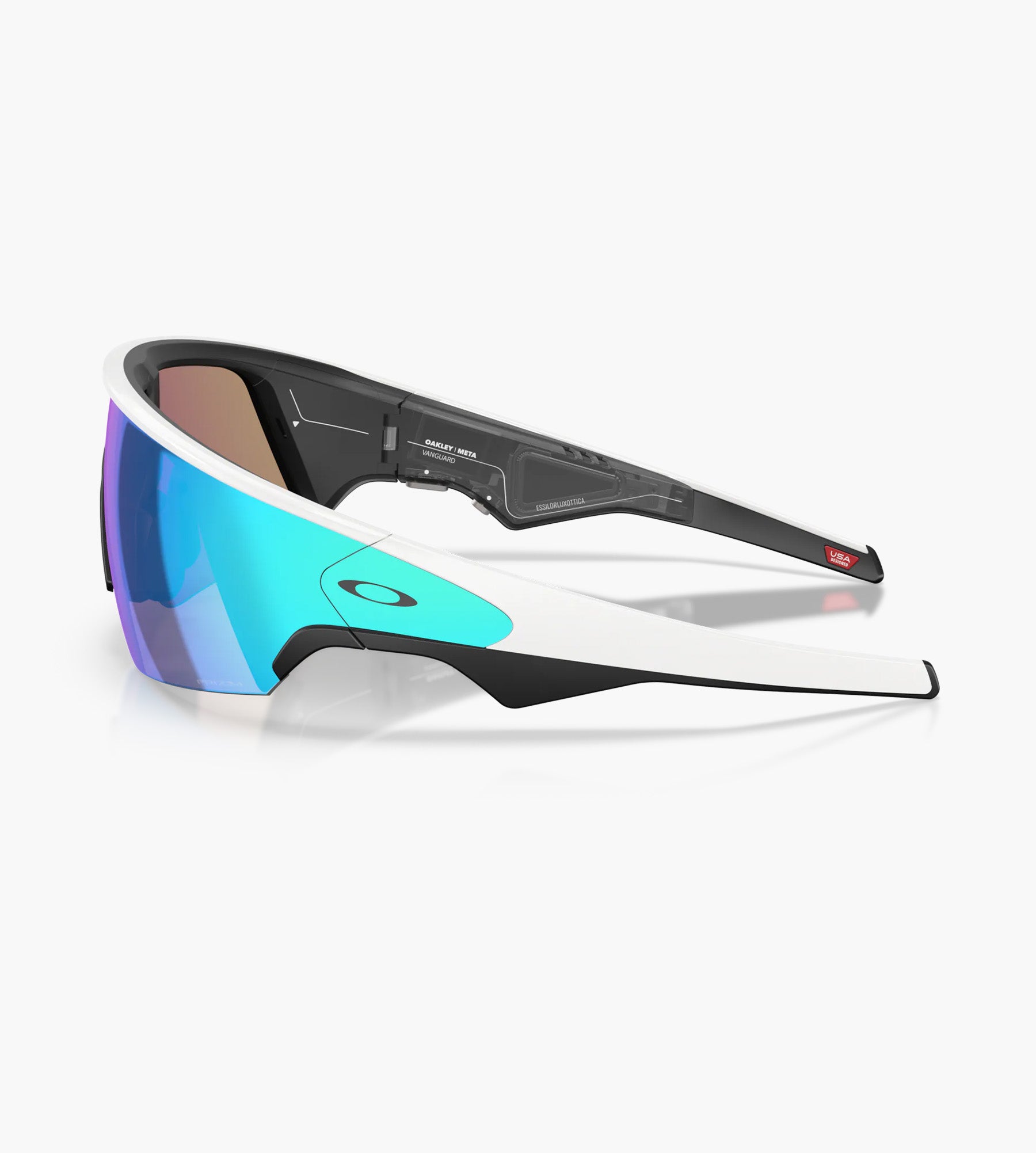 Oakley x Meta Vanguard 0OW8001-800106 Prizm Sapphire Lenses White Frame