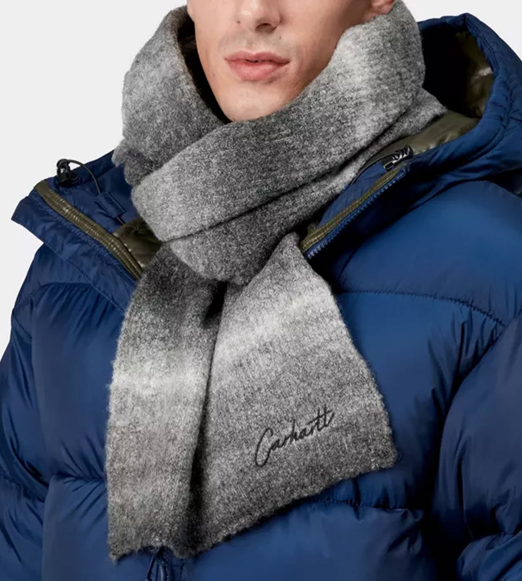 Carhartt WIP Tony Scarf Tony Stripe Jacquard Black Salt