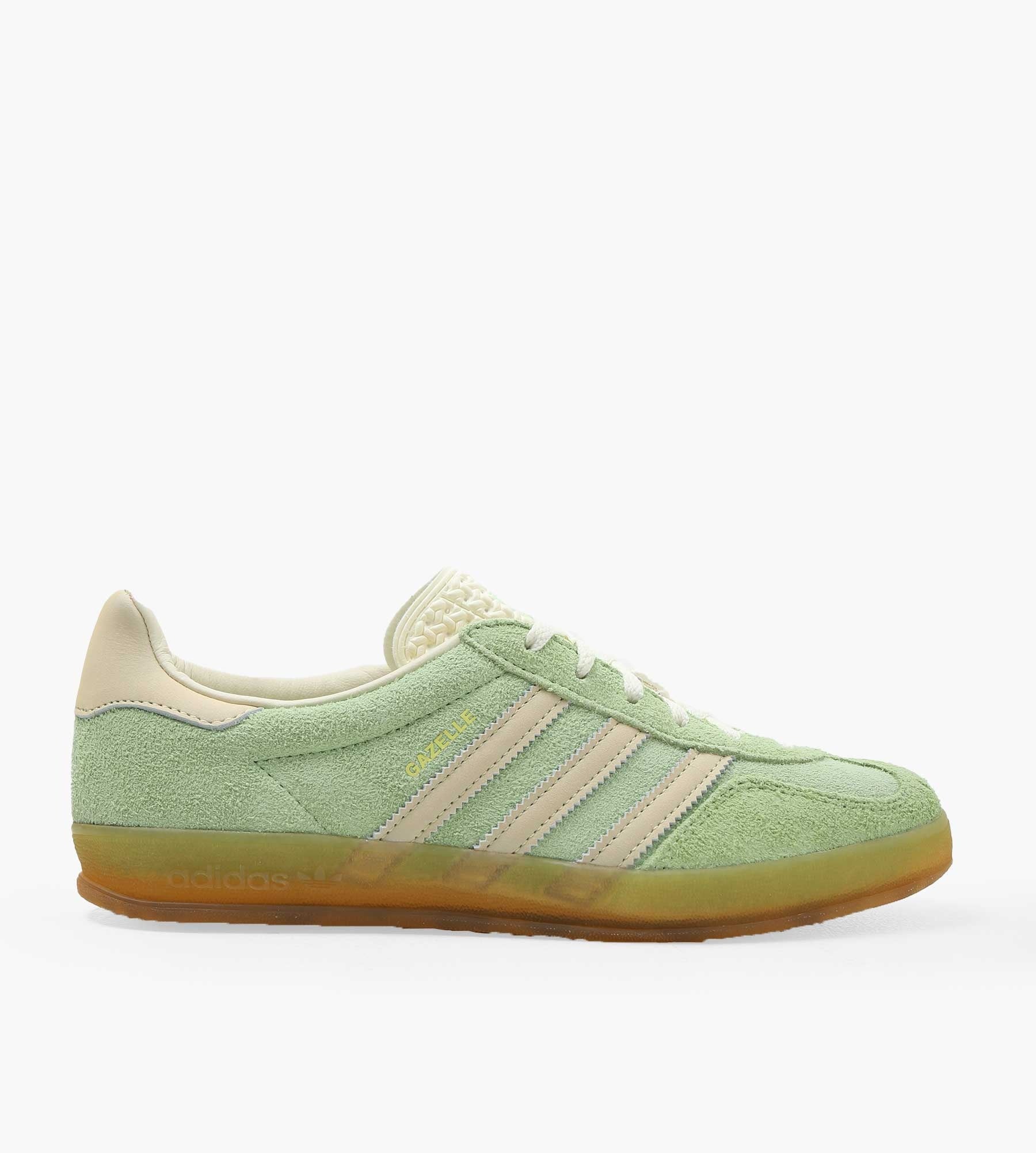 Adidas Gazelle Indoor W Semi Green Spark Almost Yellow Cream White