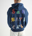 Sabbatical Ransom Letter Hoodie Navy
