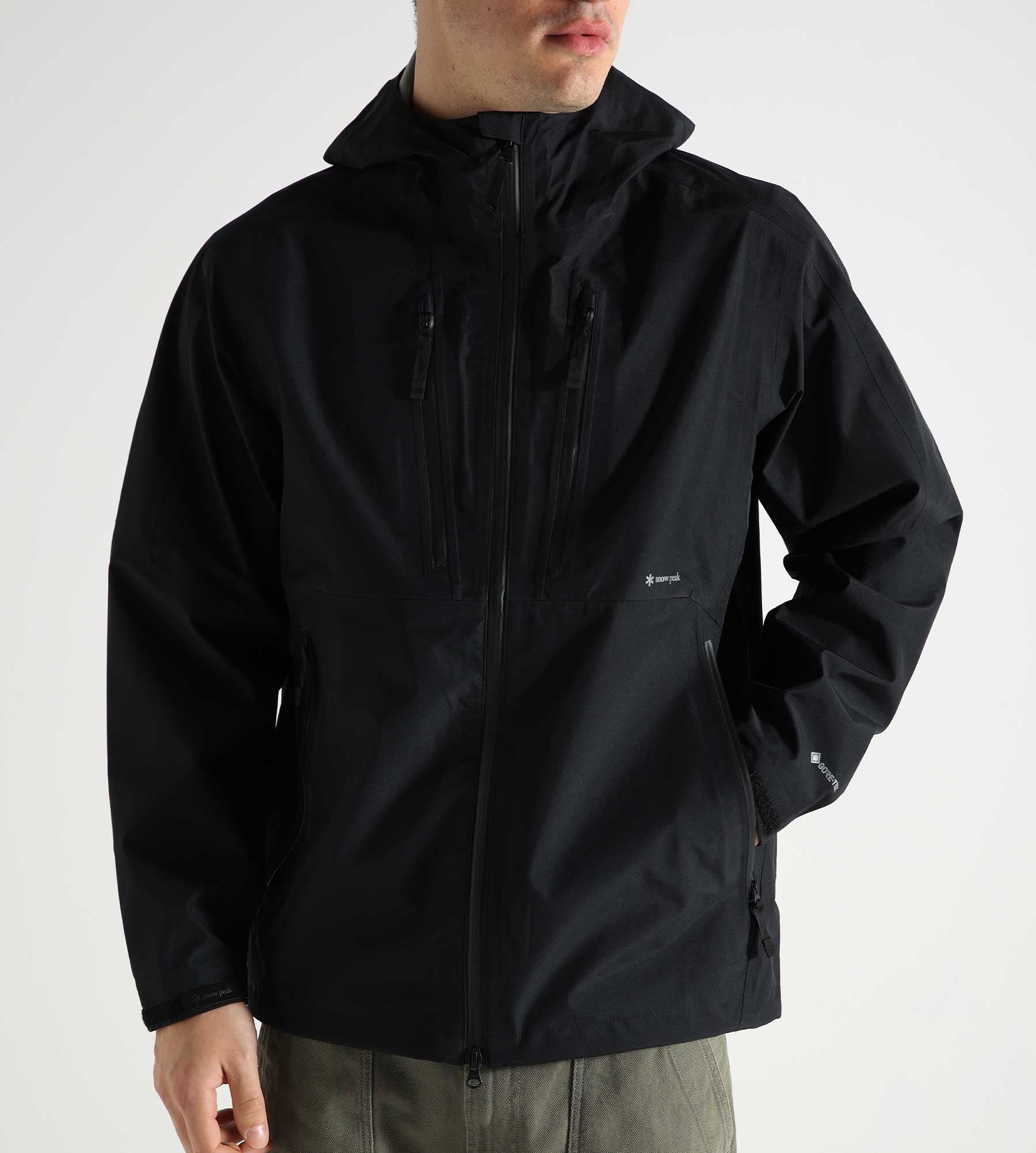 Snow Peak Gore-Tex Rain Jacket Black