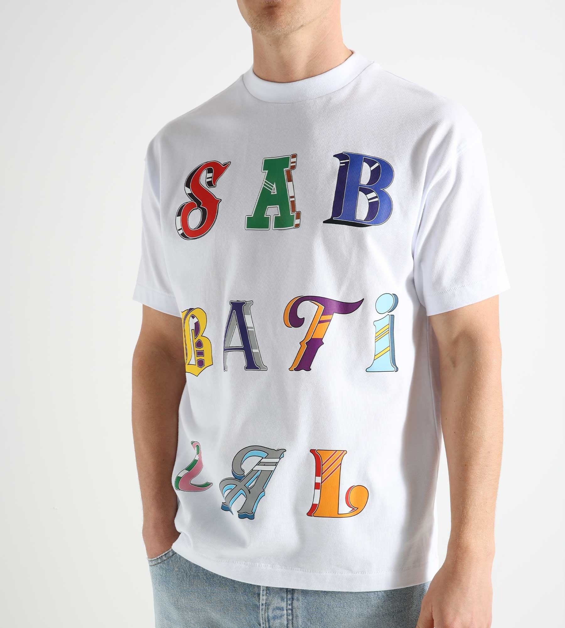 Sabbatical Ransom Letter T-Shirt White