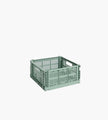 HAY Colour Crate Small Square Sage Green