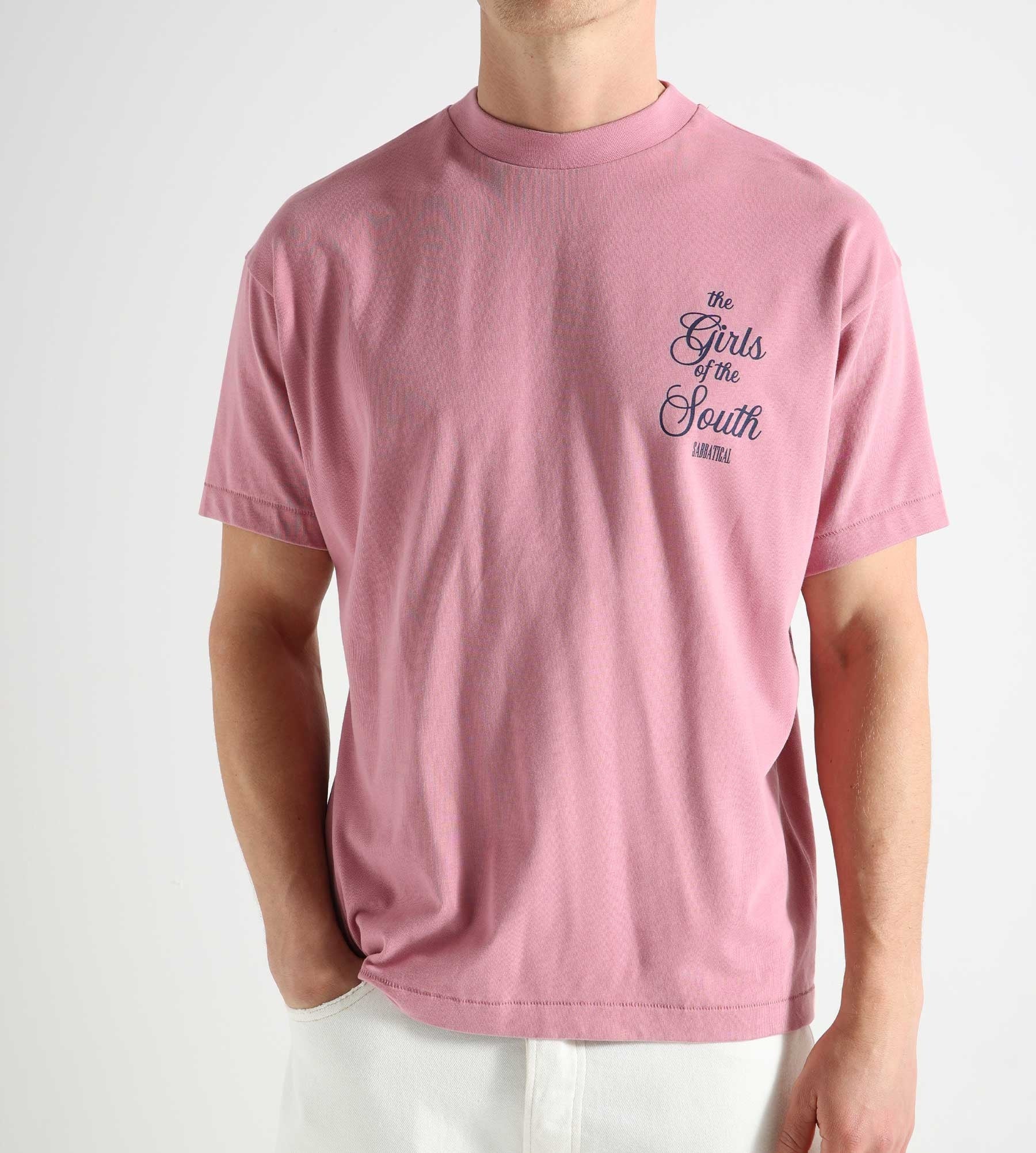 Sabbatical South T-Shirt Varsity Rose