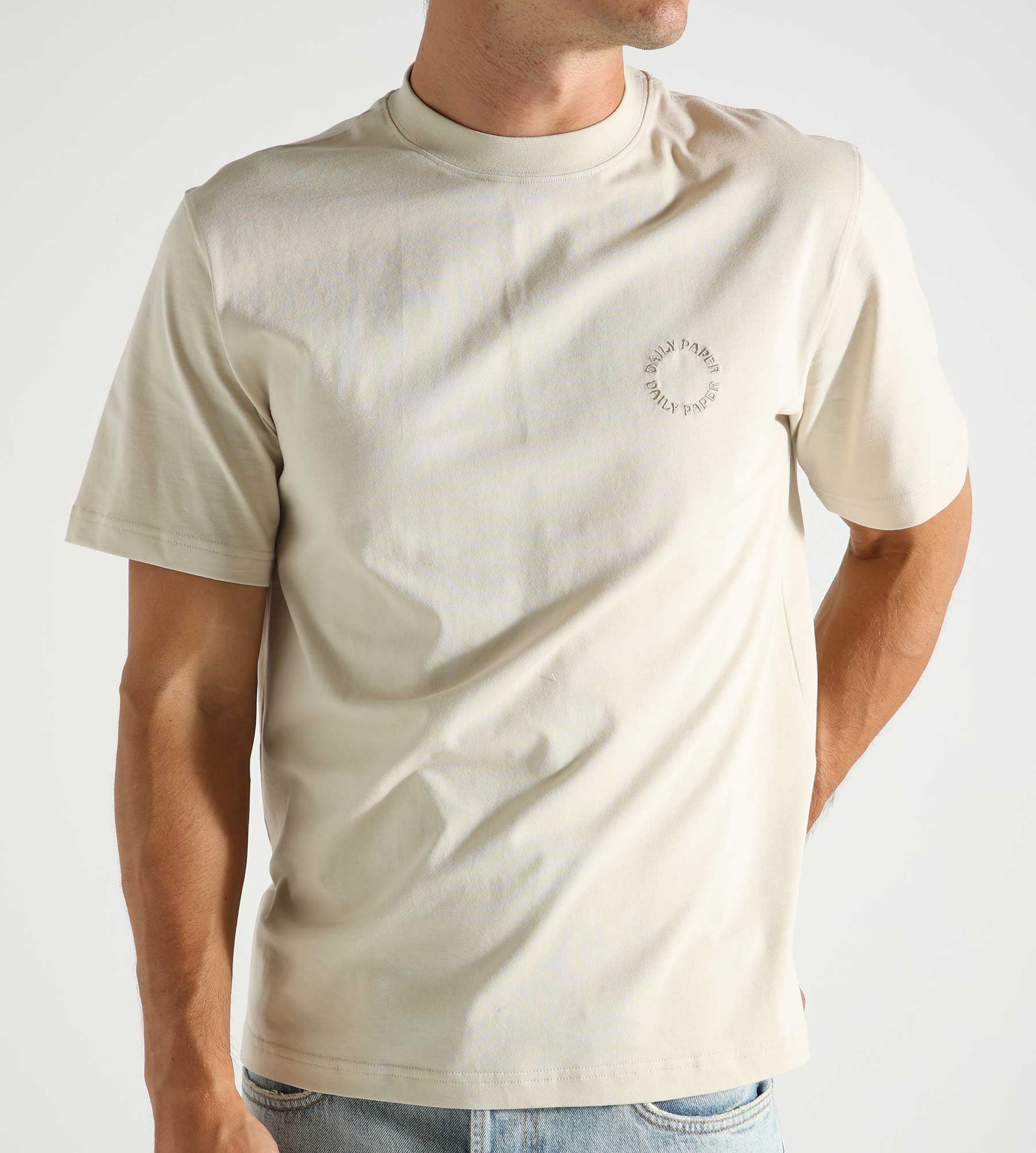 Daily Paper Orbit Emb T-Shirt Pelican Beige