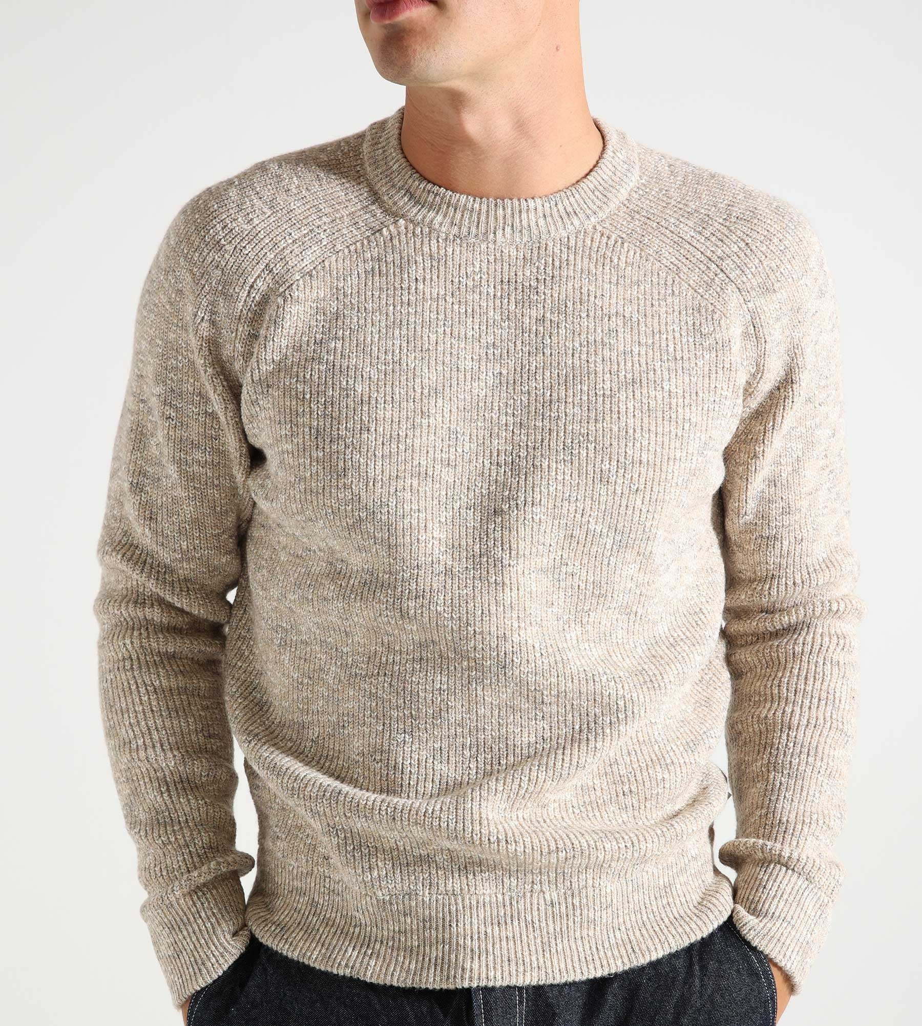 NN.07 Jacobo Boucle Knit 6673 White Pepper