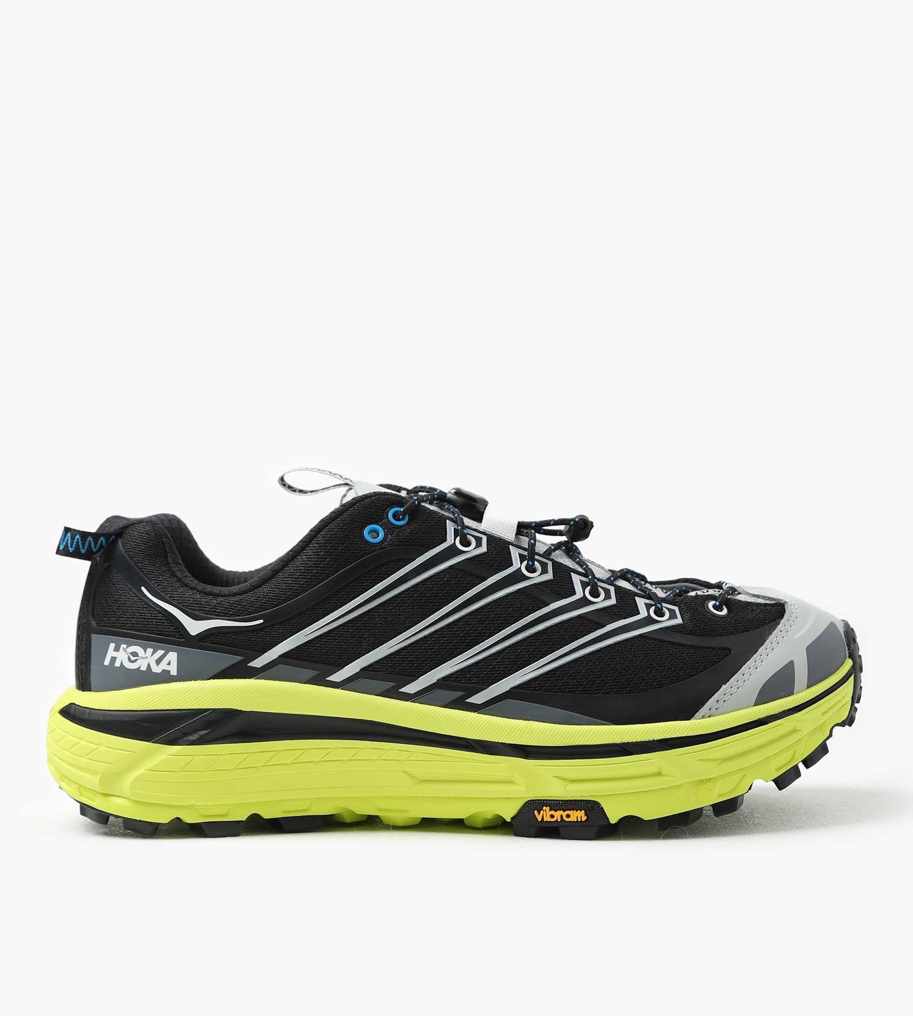 Hoka U Mafate Three2 Black Hoka Citrus