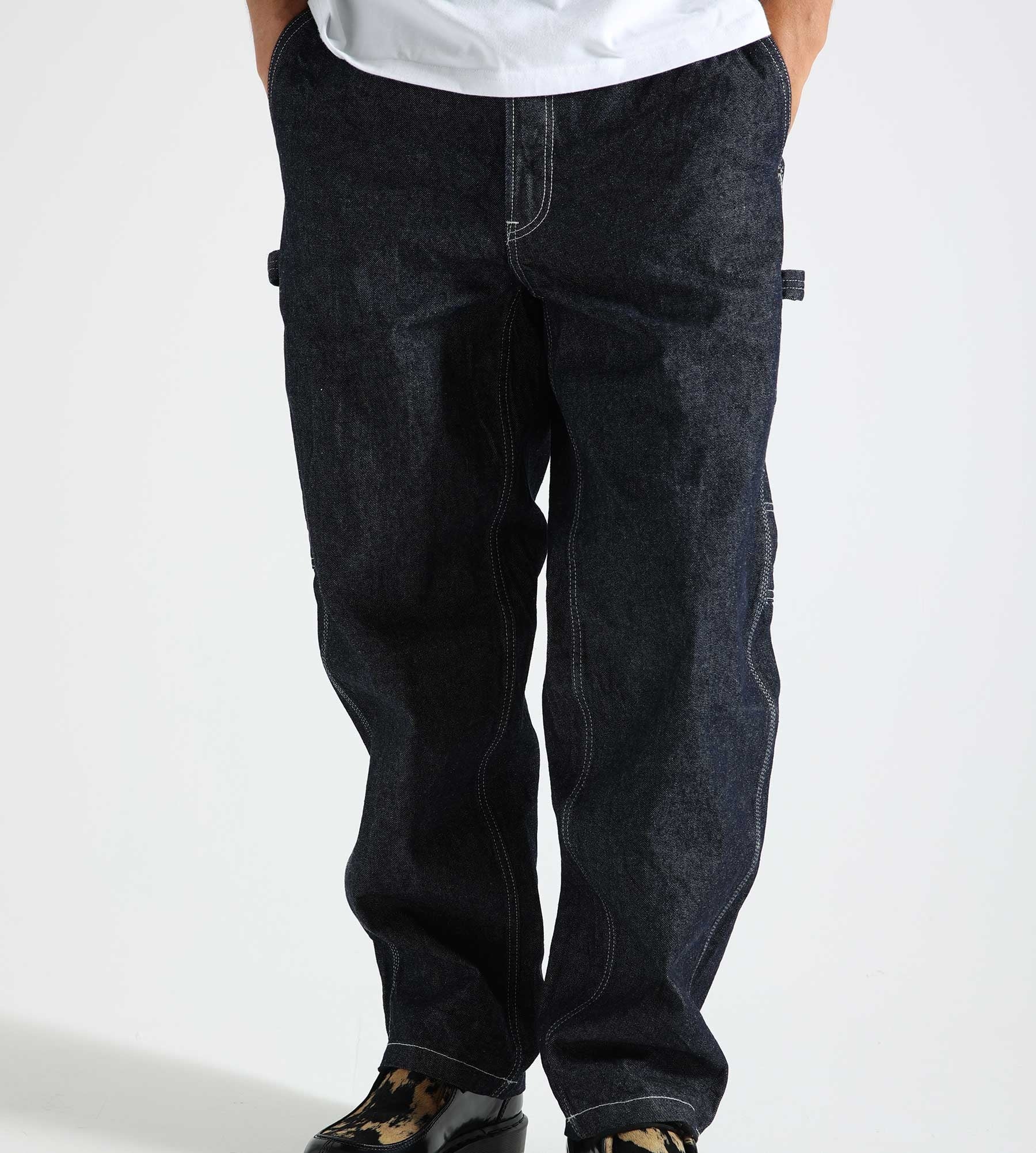 Snow Peak Recycled Cotton Denim Wide Pants Indigo