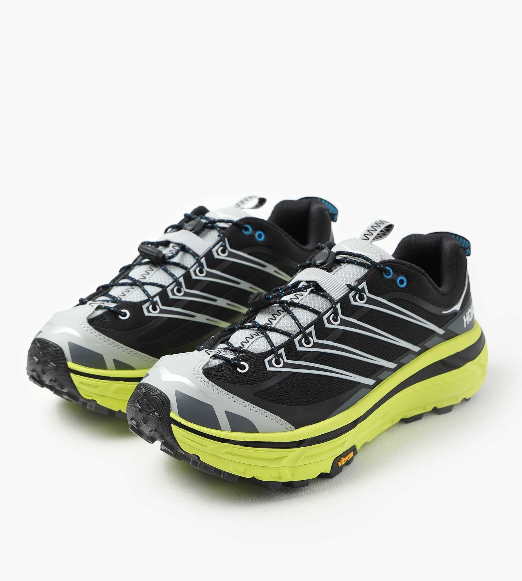 Hoka U Mafate Three2 Black Hoka Citrus