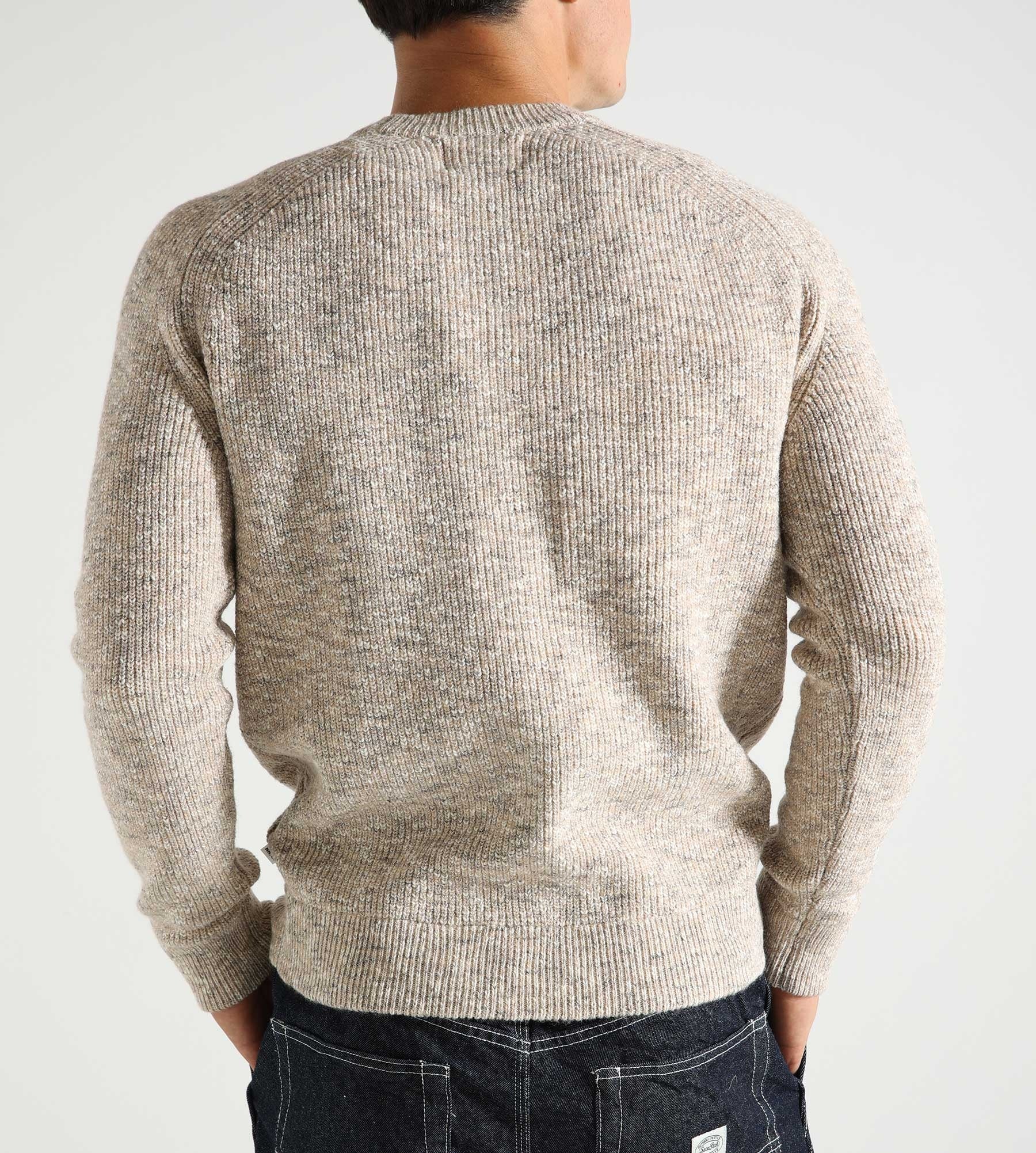 NN.07 Jacobo Boucle Knit 6673 White Pepper