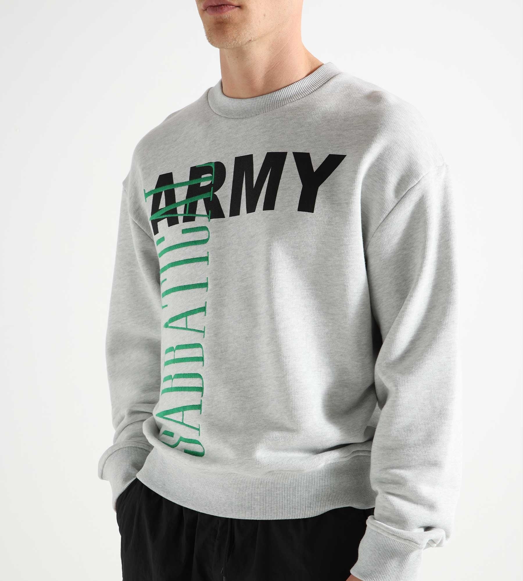 Sabbatical Sabbatical Army Crewneck Heather Grey