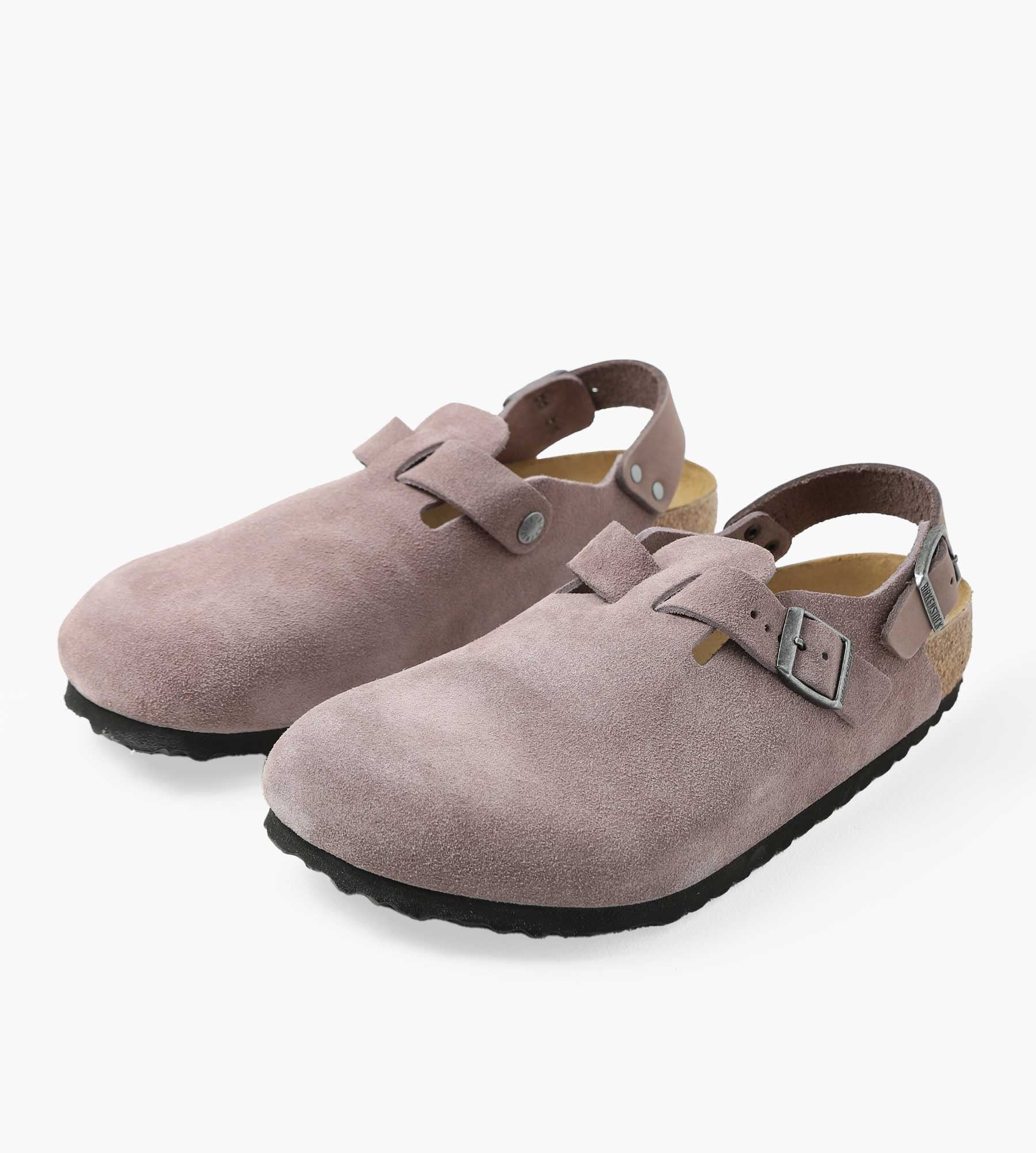 Birkenstock Tokio II Suede Leather Faded Purple