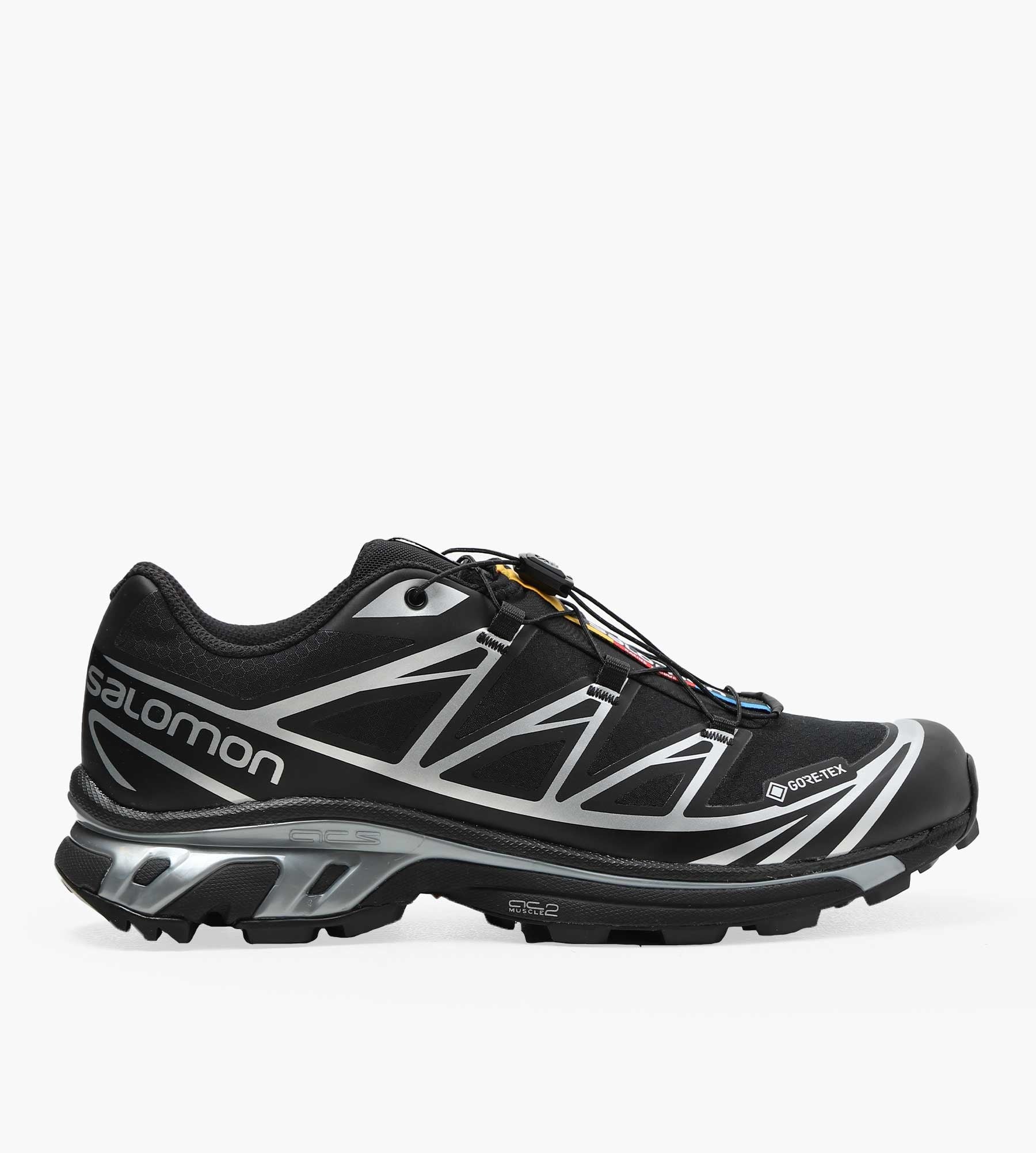 Salomon XT-6 GTX Black Black Footwear Silver