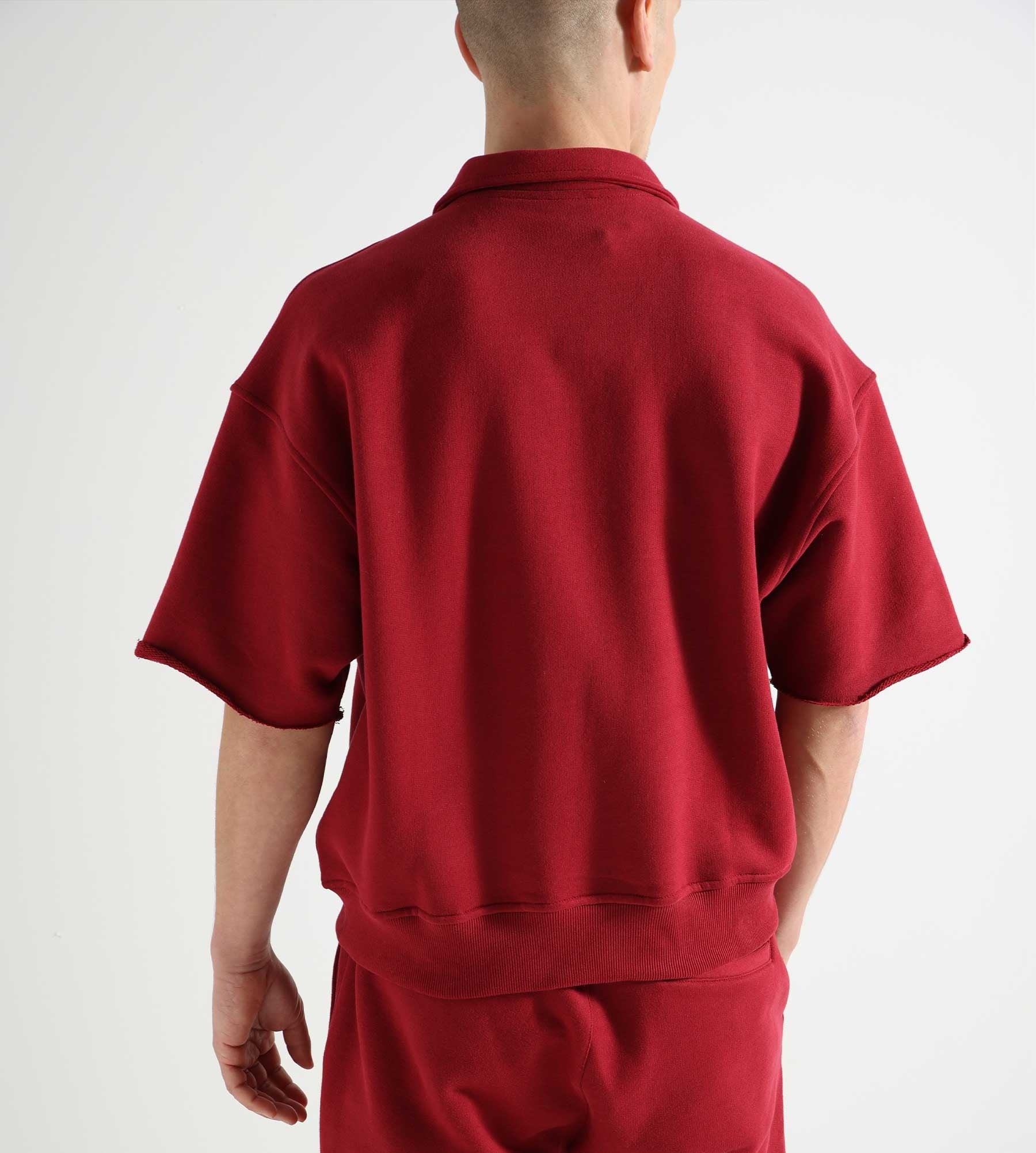 Sabbatical Crest Half Zip Sapphire Red