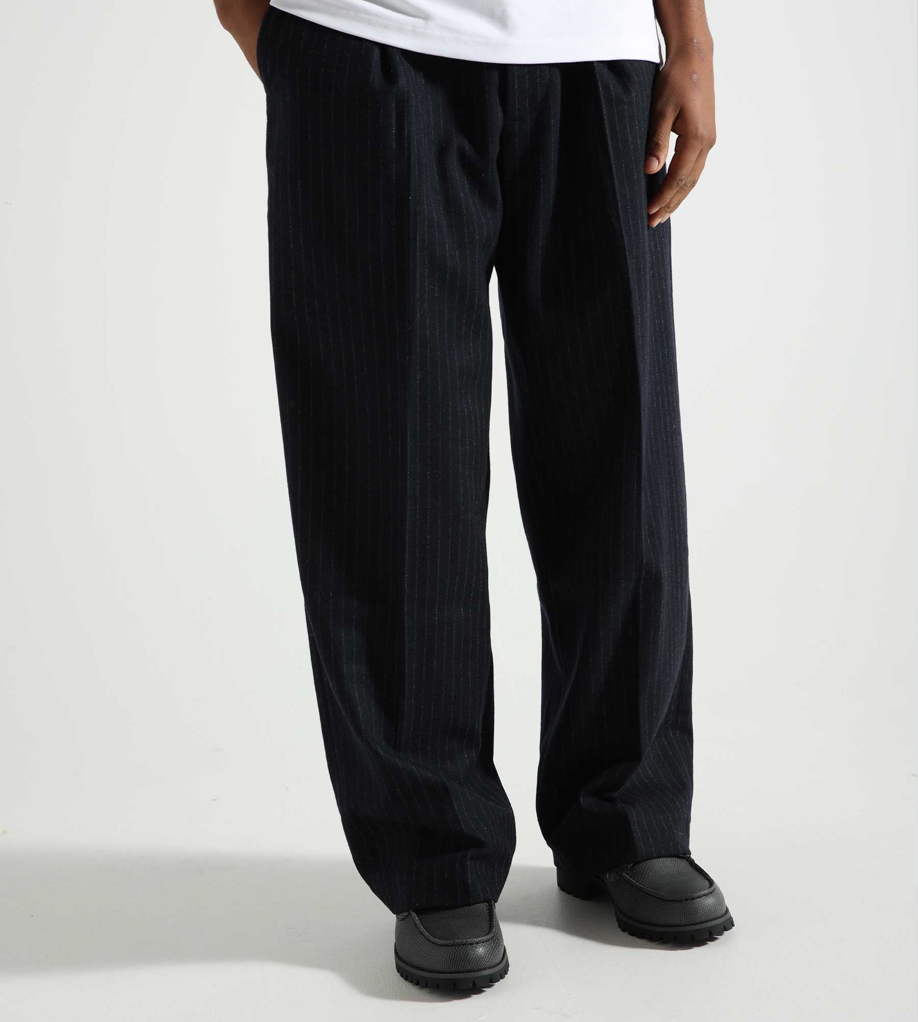 NN.07 Kay 1630 Navy Stripe Pants