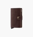 SECRID Miniwallet Vegetable Tanned Espresso-Brown