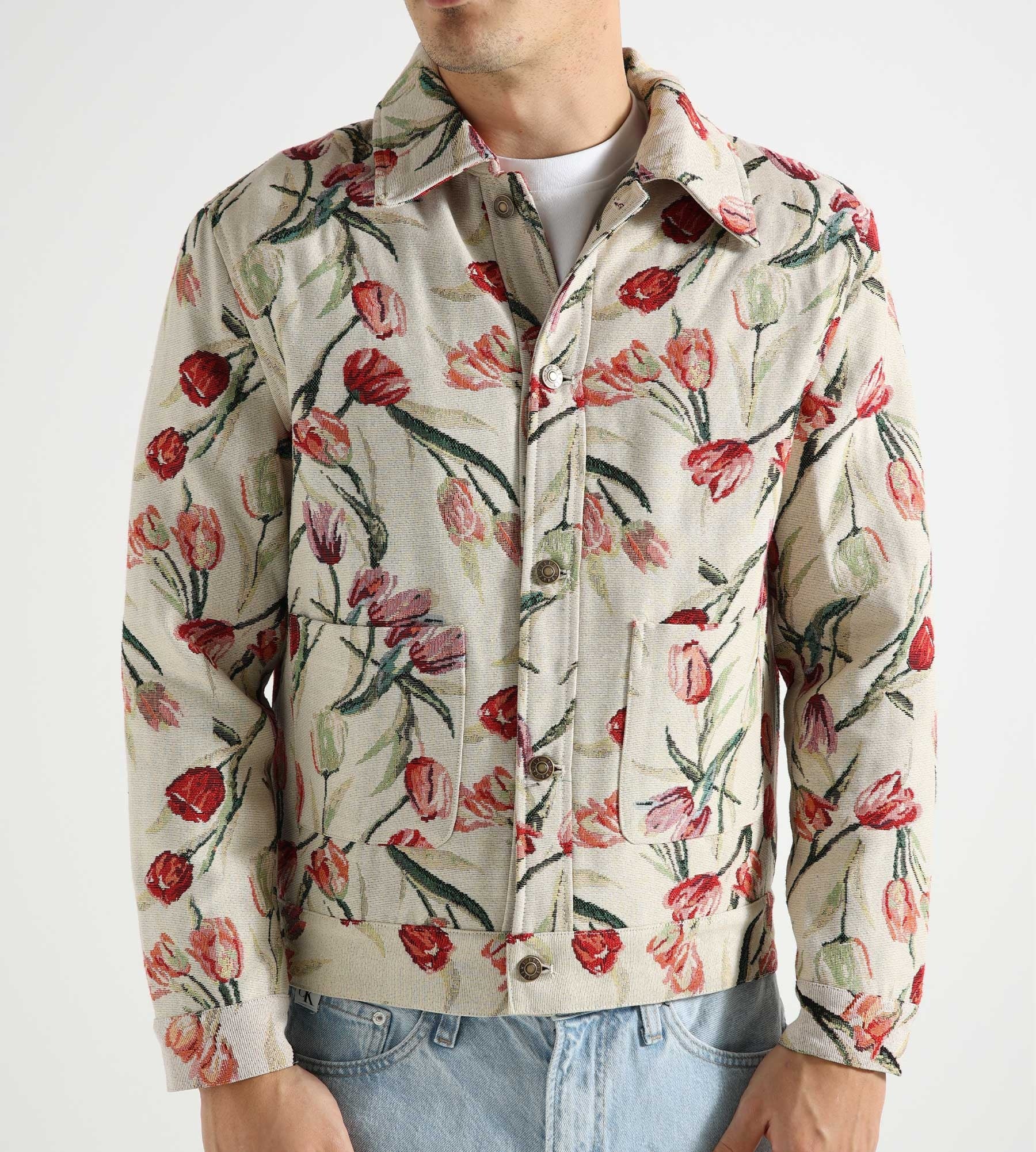 Bram's Fruit Flower Jacket Beige