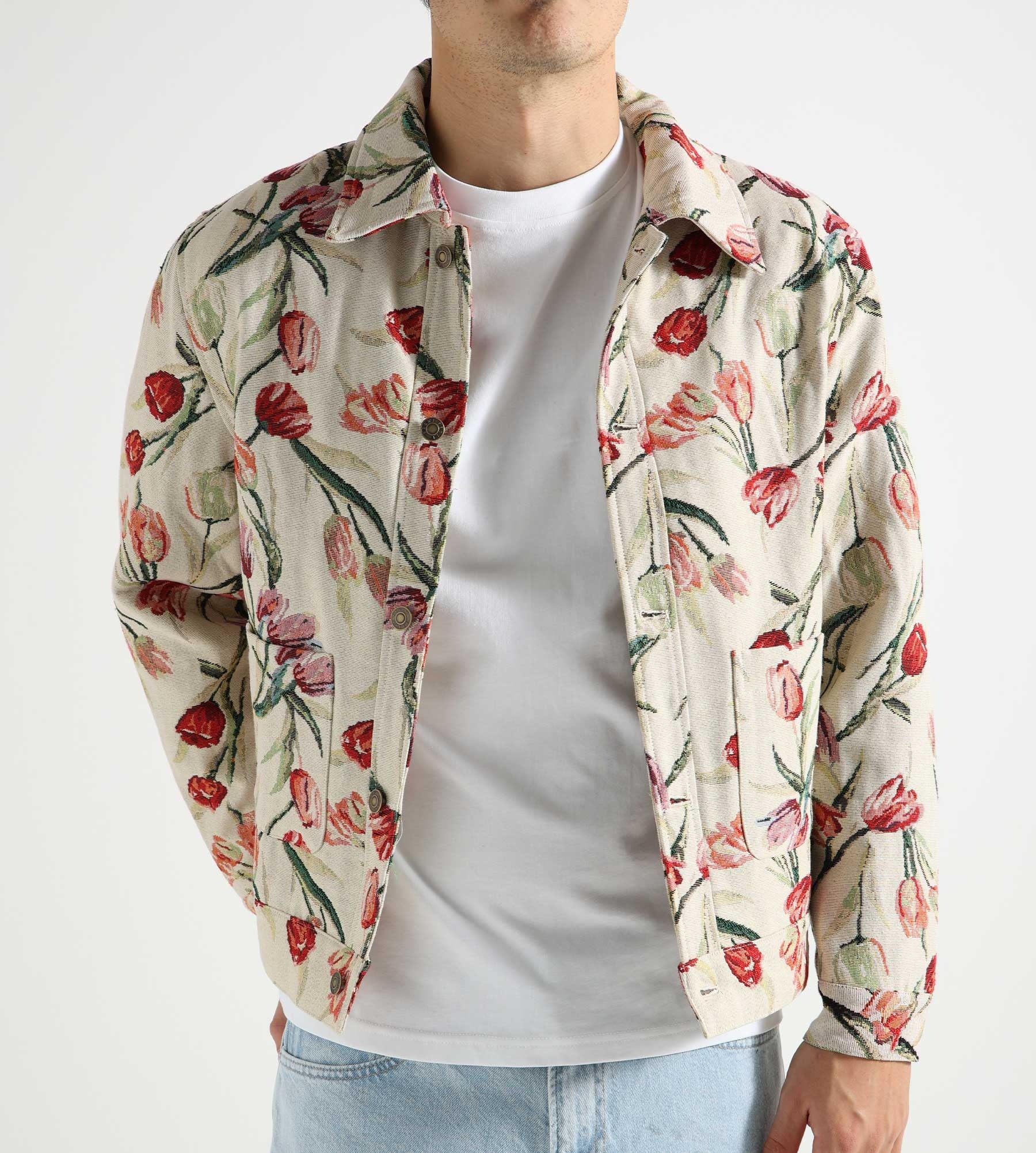 Bram's Fruit Flower Jacket Beige