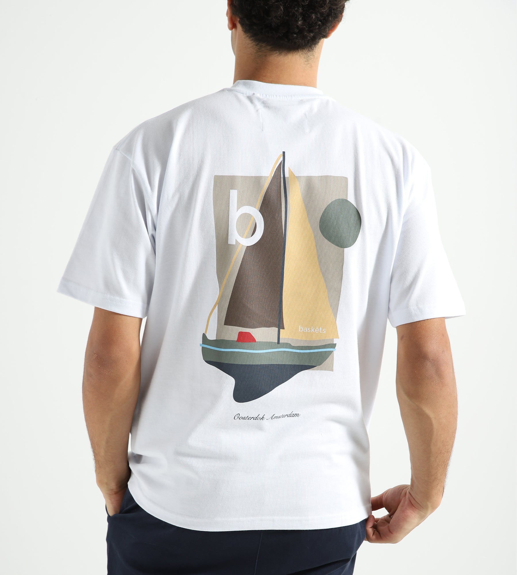 Baskèts Sailboat Tee White