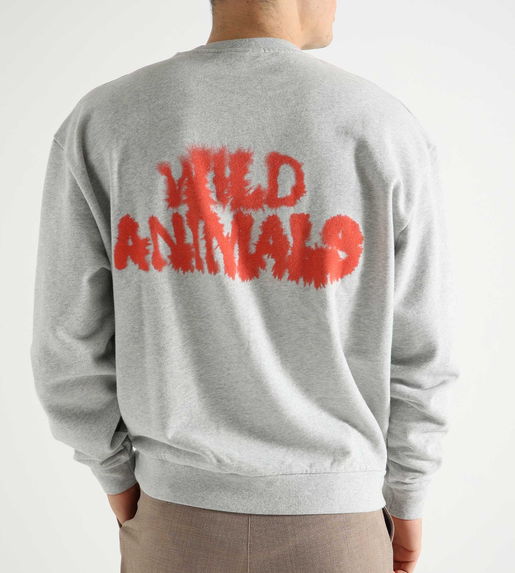 Wild Animals Crocdile Brand Name Crewneck