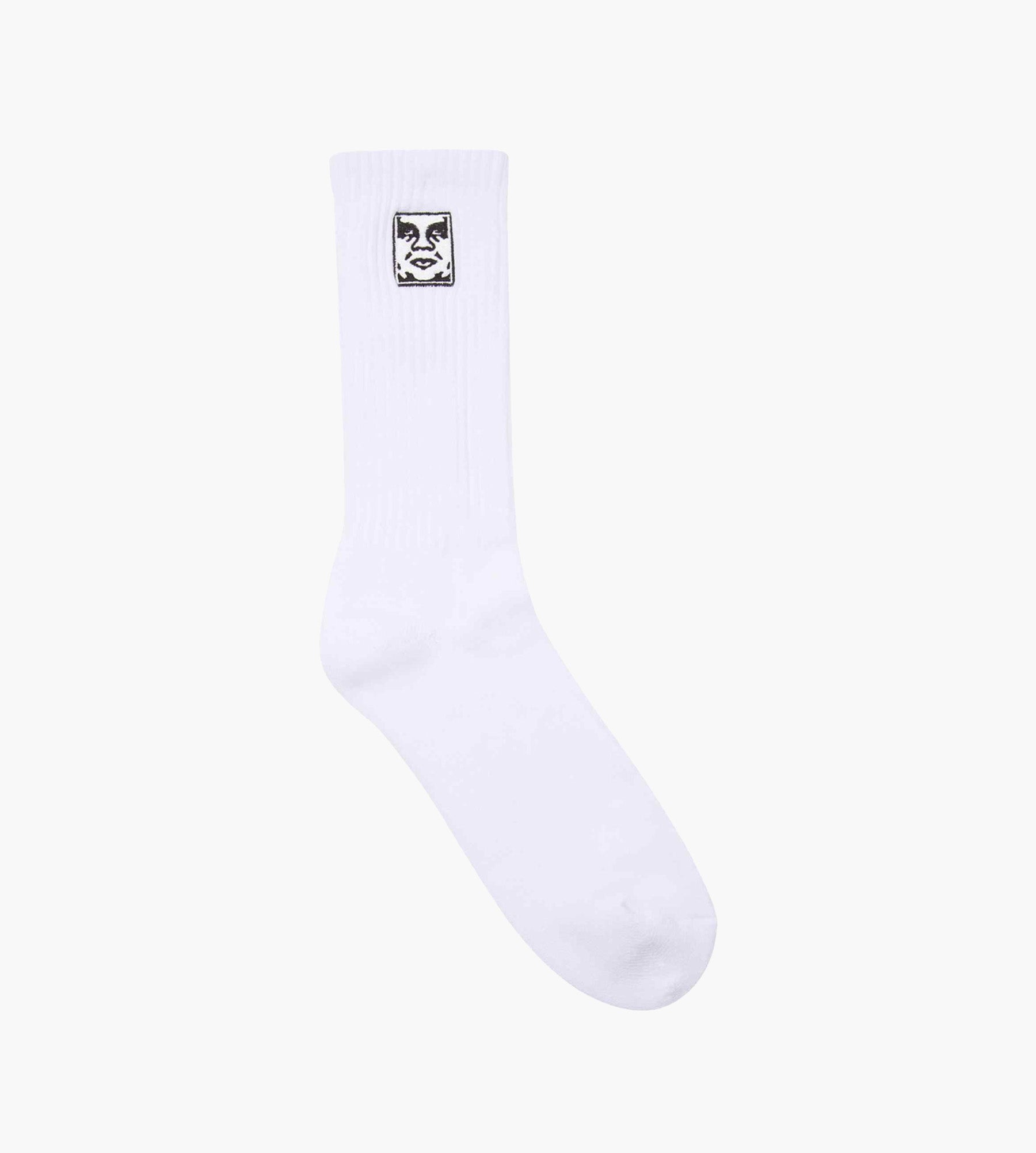 Obey Icon Face Socks White