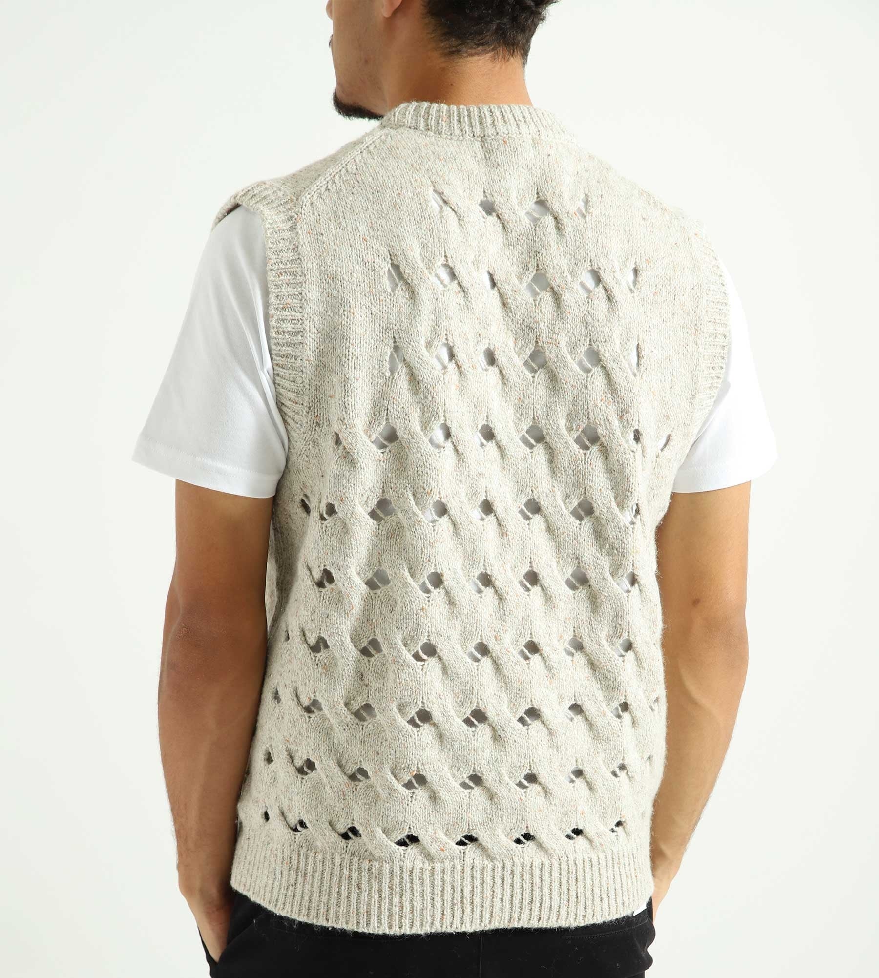 Soulland Toby Vest Ecru