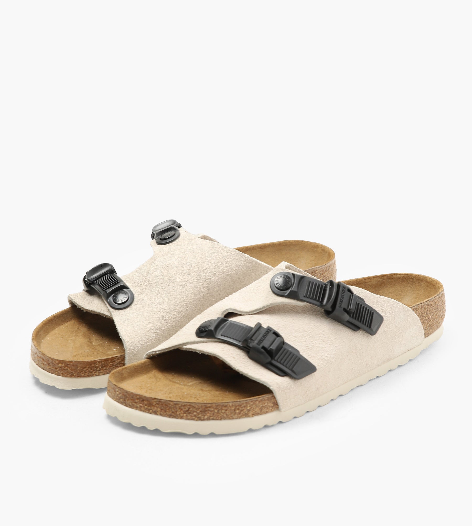 Birkenstock Zürich Tech Suede Leather Antique White