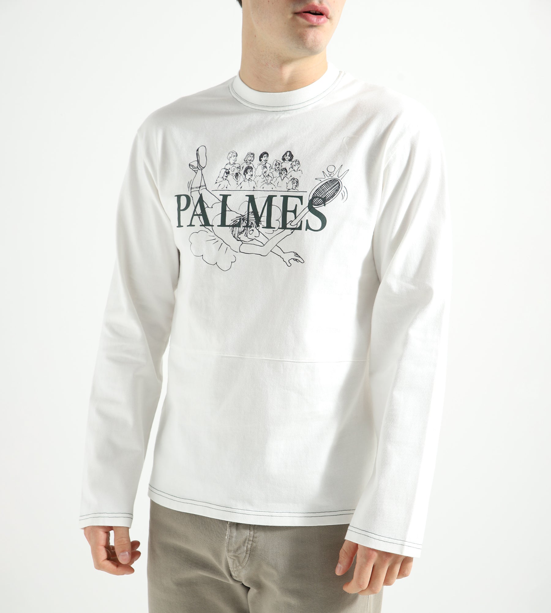 Palmes Stumble Tennis Top Off White