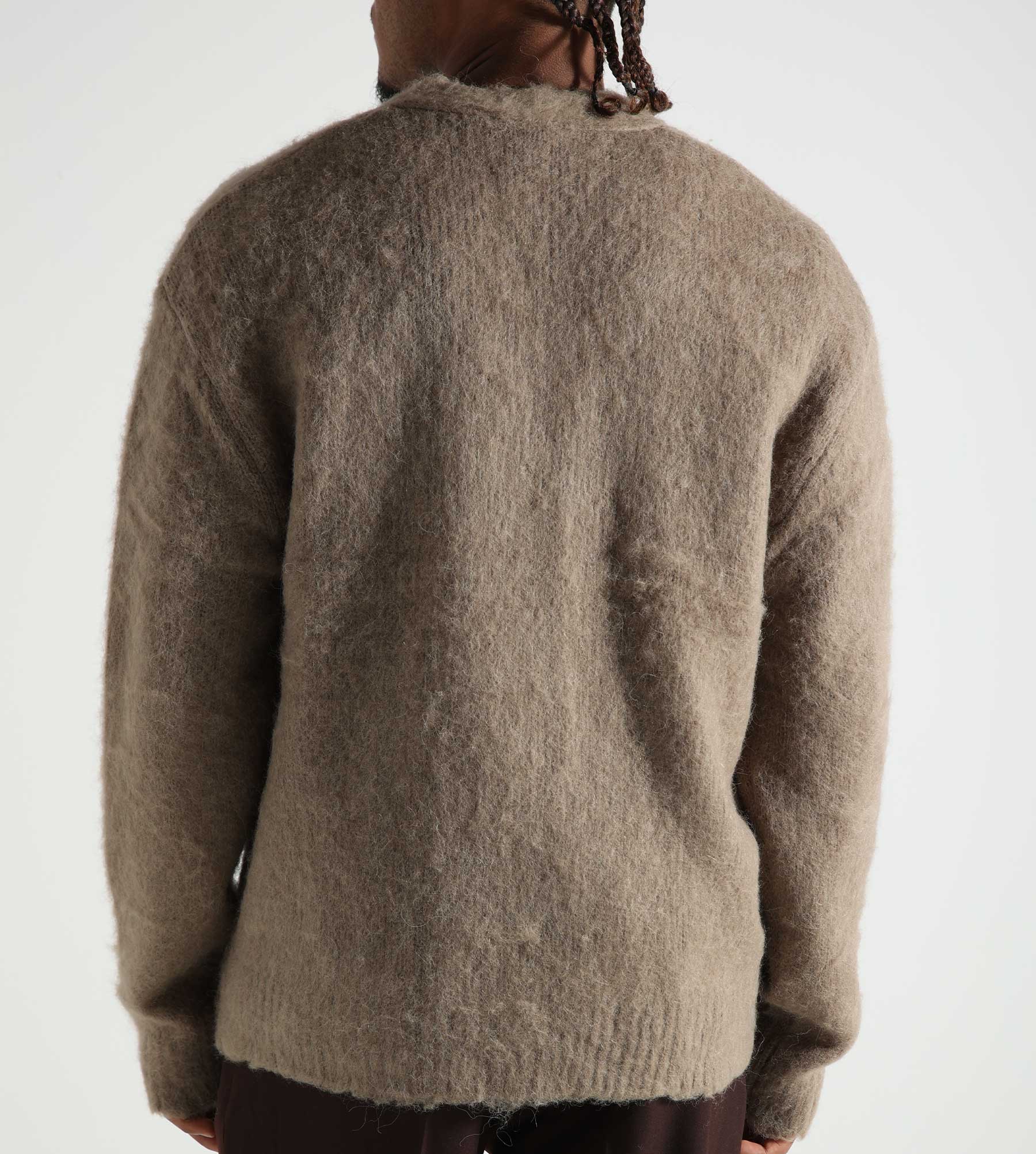 Wood Wood True Mohair Cardigan Acorn