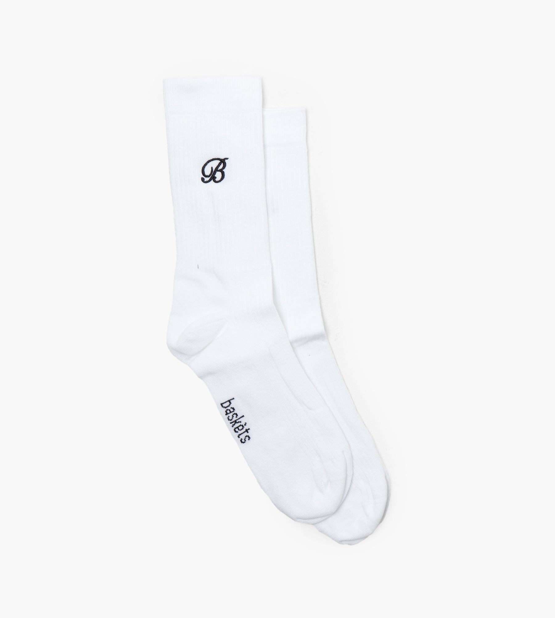 Baskèts Sock White Black